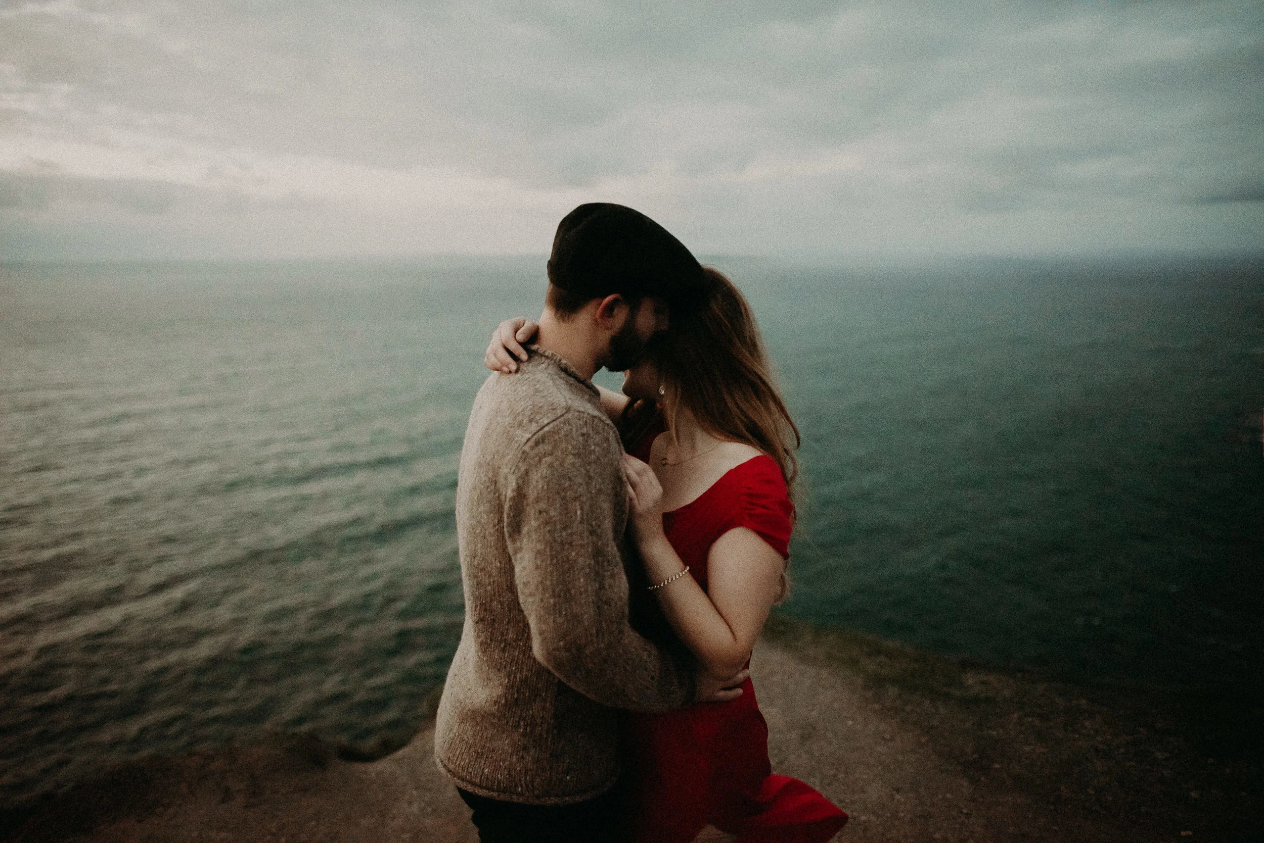  Kamra Fuller Photography - Cliffs of Moher, Claregalway - Cliffs of Moher Engagement Session - Cliffs of Moher Couple's Session - Ireland Wedding Photographer - Europe Wedding Photographer - Spain Wedding Photographer - UK Wedding Photographer - Sea