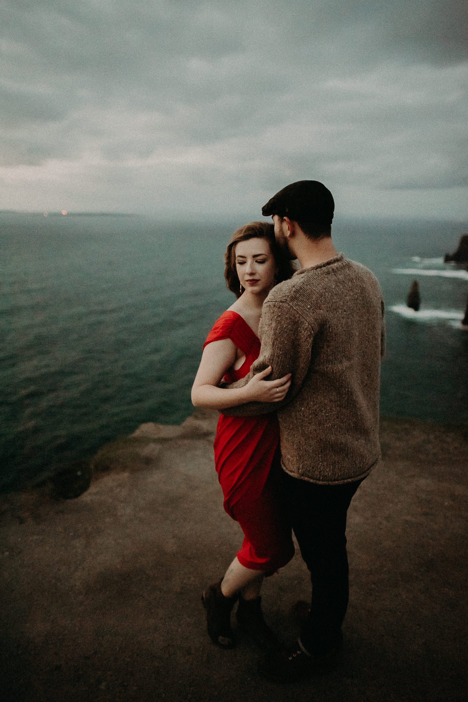  Kamra Fuller Photography - Cliffs of Moher, Claregalway - Cliffs of Moher Engagement Session - Cliffs of Moher Couple's Session - Ireland Wedding Photographer - Europe Wedding Photographer - Spain Wedding Photographer - UK Wedding Photographer - Sea