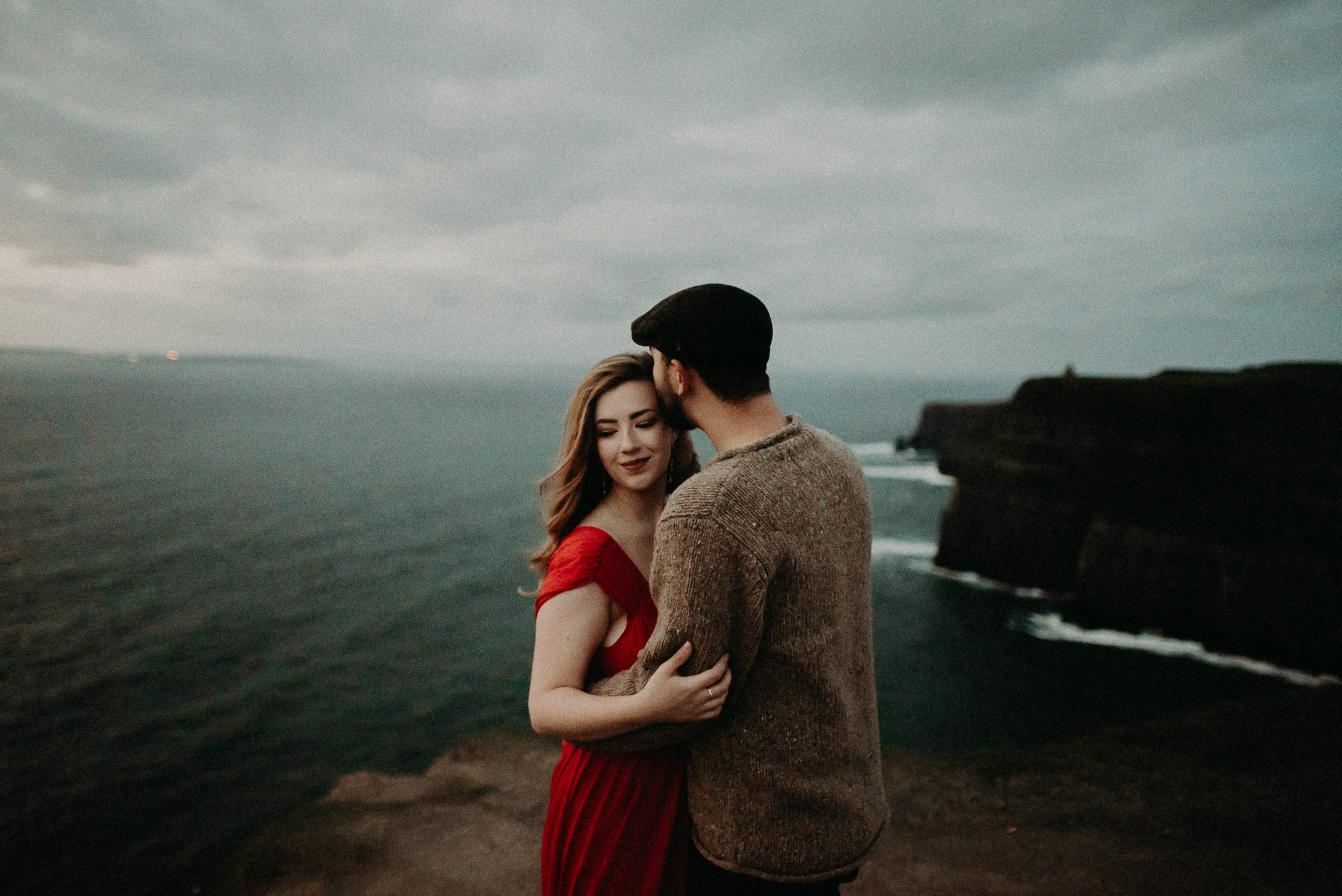  Kamra Fuller Photography - Cliffs of Moher, Claregalway - Cliffs of Moher Engagement Session - Cliffs of Moher Couple's Session - Ireland Wedding Photographer - Europe Wedding Photographer - Spain Wedding Photographer - UK Wedding Photographer - Sea
