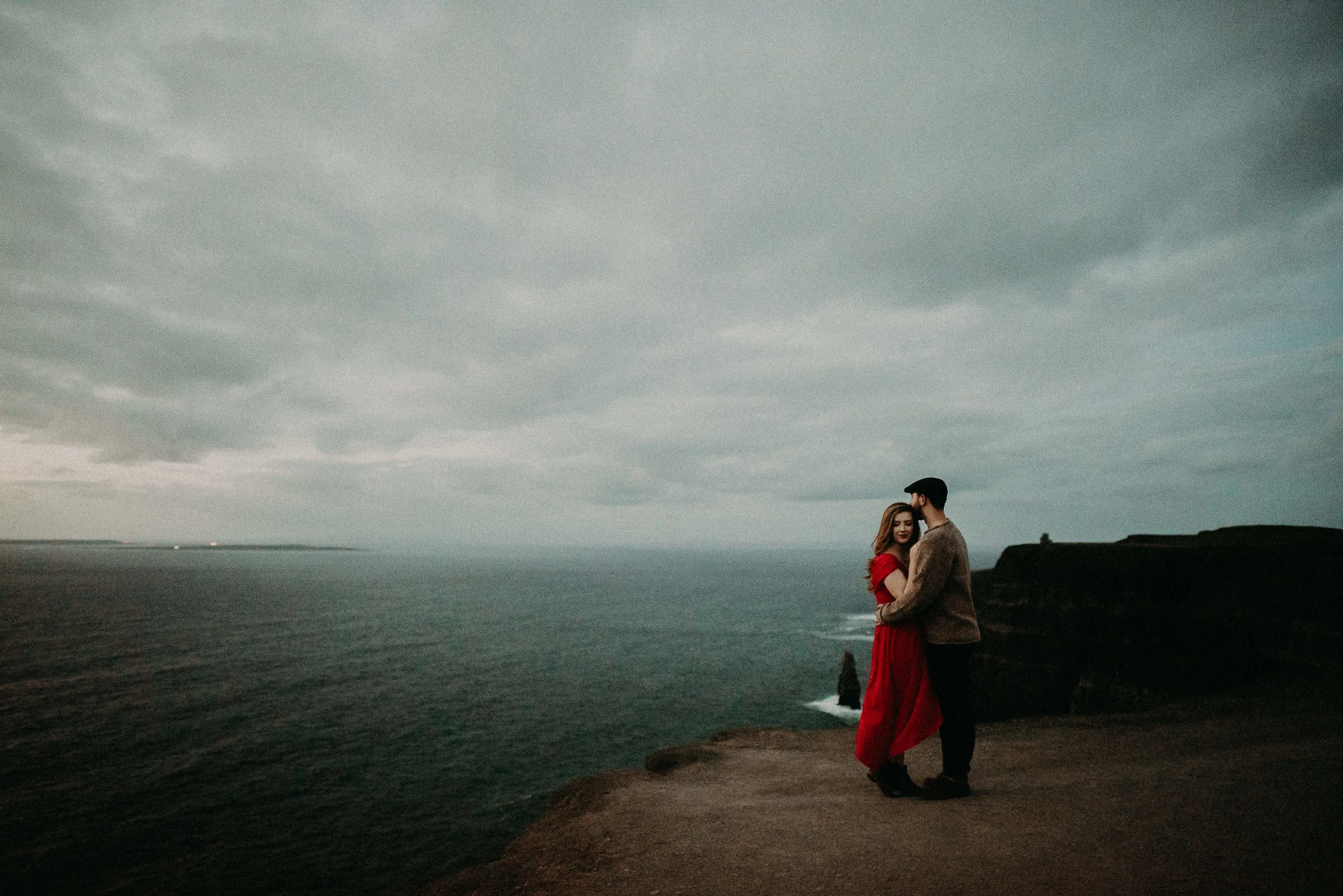  Kamra Fuller Photography - Cliffs of Moher, Claregalway - Cliffs of Moher Engagement Session - Cliffs of Moher Couple's Session - Ireland Wedding Photographer - Europe Wedding Photographer - Spain Wedding Photographer - UK Wedding Photographer - Sea
