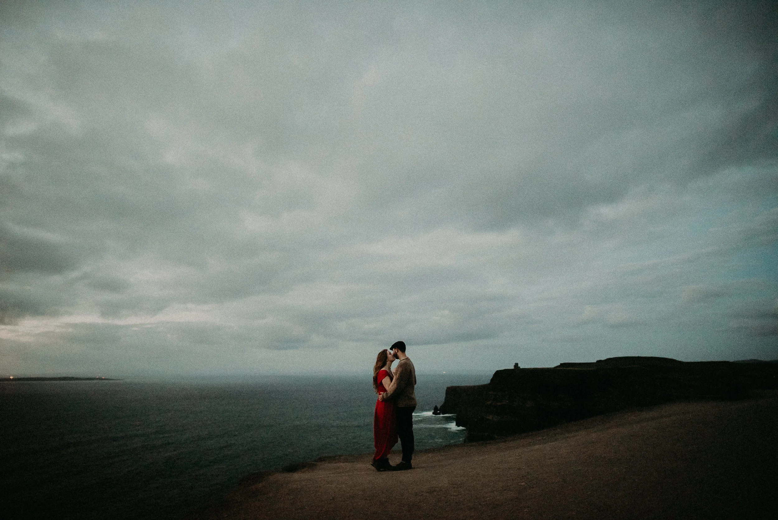  Kamra Fuller Photography - Cliffs of Moher, Claregalway - Cliffs of Moher Engagement Session - Cliffs of Moher Couple's Session - Ireland Wedding Photographer - Europe Wedding Photographer - Spain Wedding Photographer - UK Wedding Photographer - Sea