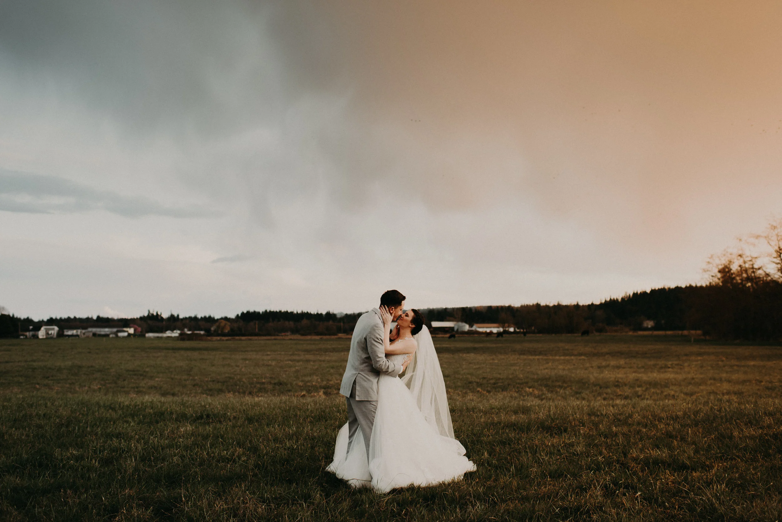 Arlington Bridal Portraits by Kamra Fuller Photography Seattle Wedding Photographer