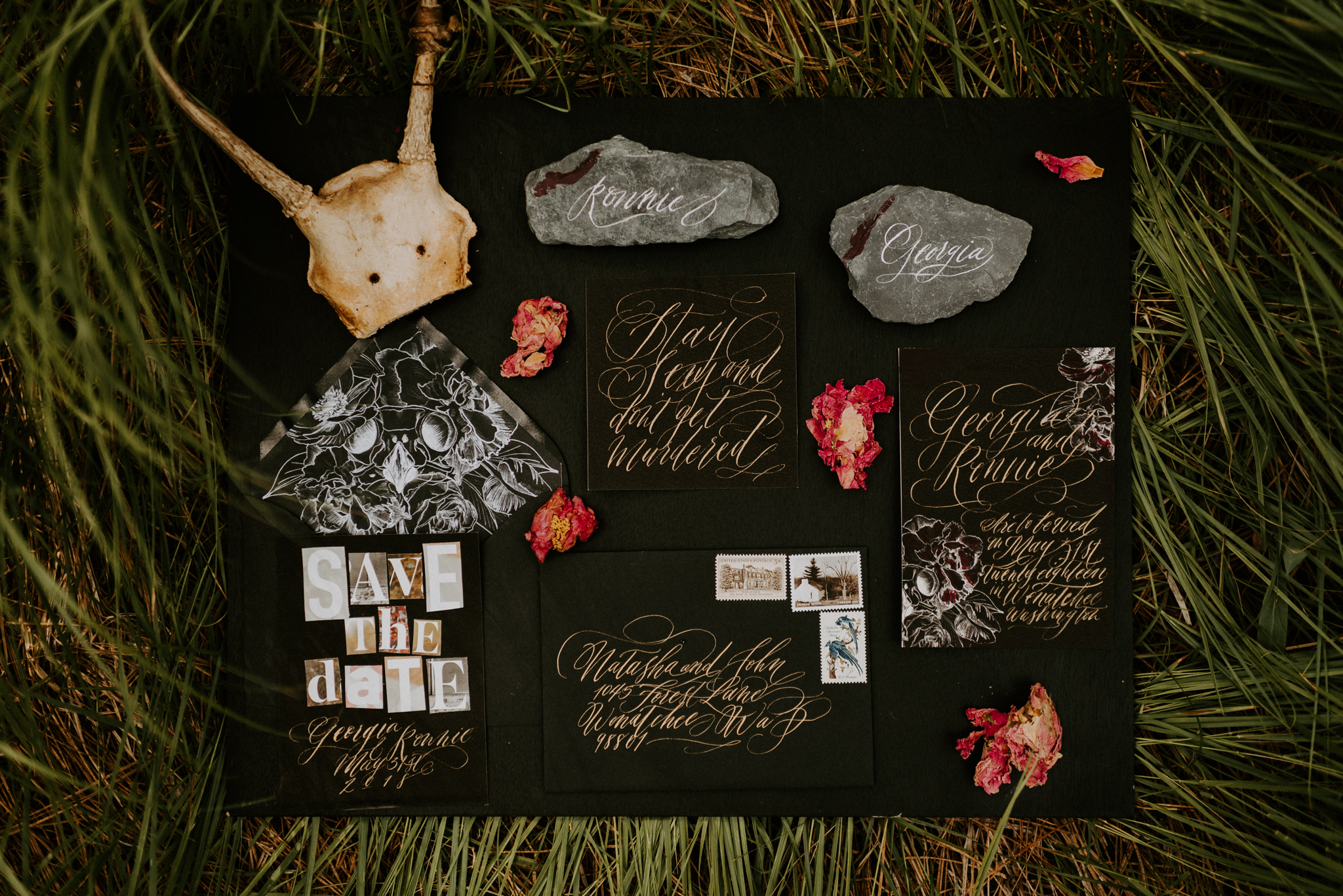  Kamra Fuller Photography - My Favorite Murder Podcast - MFM Podcast - SSDGM - Styled Shoot - Moody Wedding Photographer - Seattle Wedding Photographer - Seattle Elopement Photographer - PNW Wedding Photographer - Portland Wedding Photographer - LA W