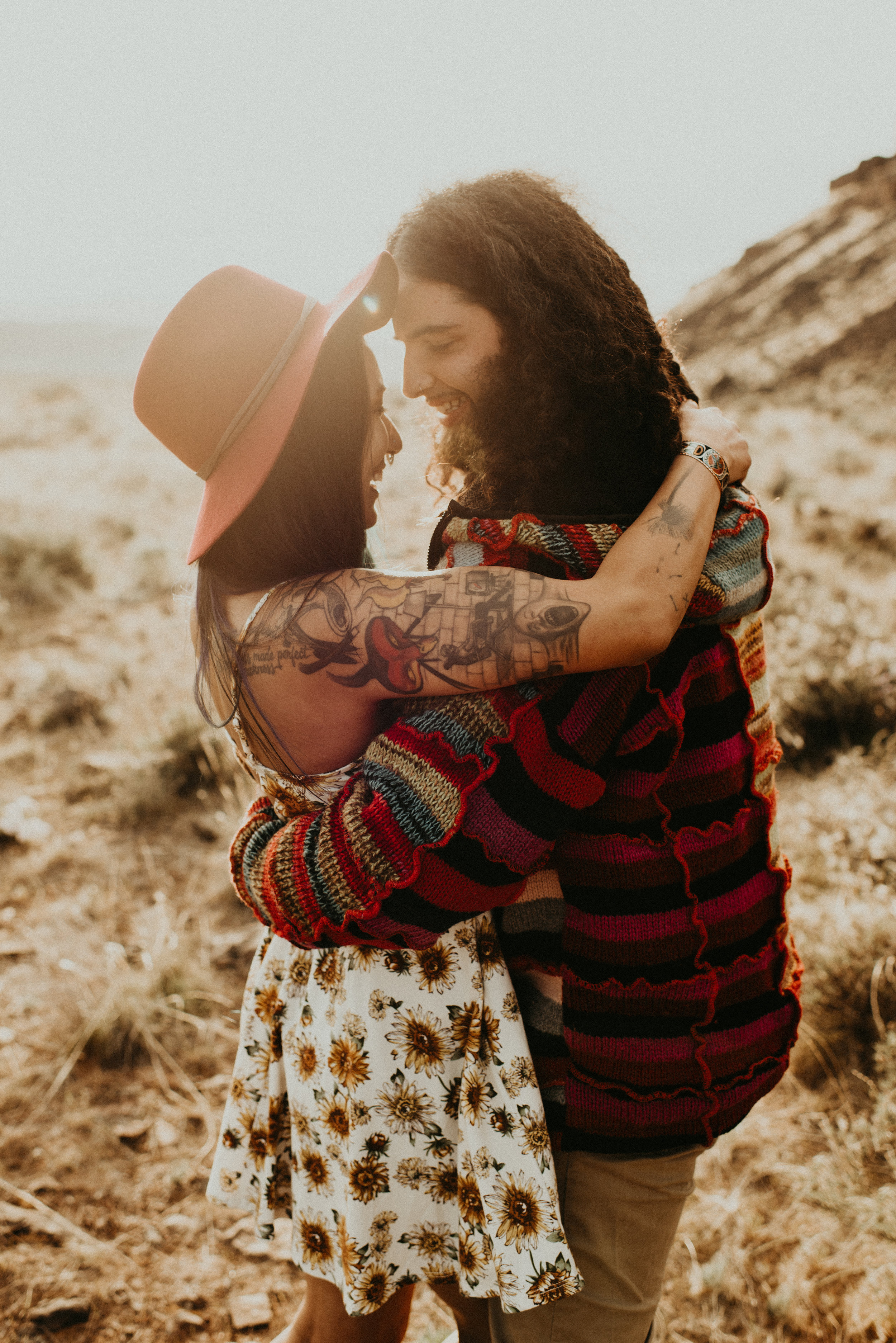  Karissa + Jamin - Desert Hippie Couple's Session at Frenchman Coulee, WA - Kamra Fuller Photography - Seattle Wedding Photographer - Vantage Wedding Photographer - Seattle Elopement Photographer - Intimate Wedding Photographer - PNW Wedding Photogra