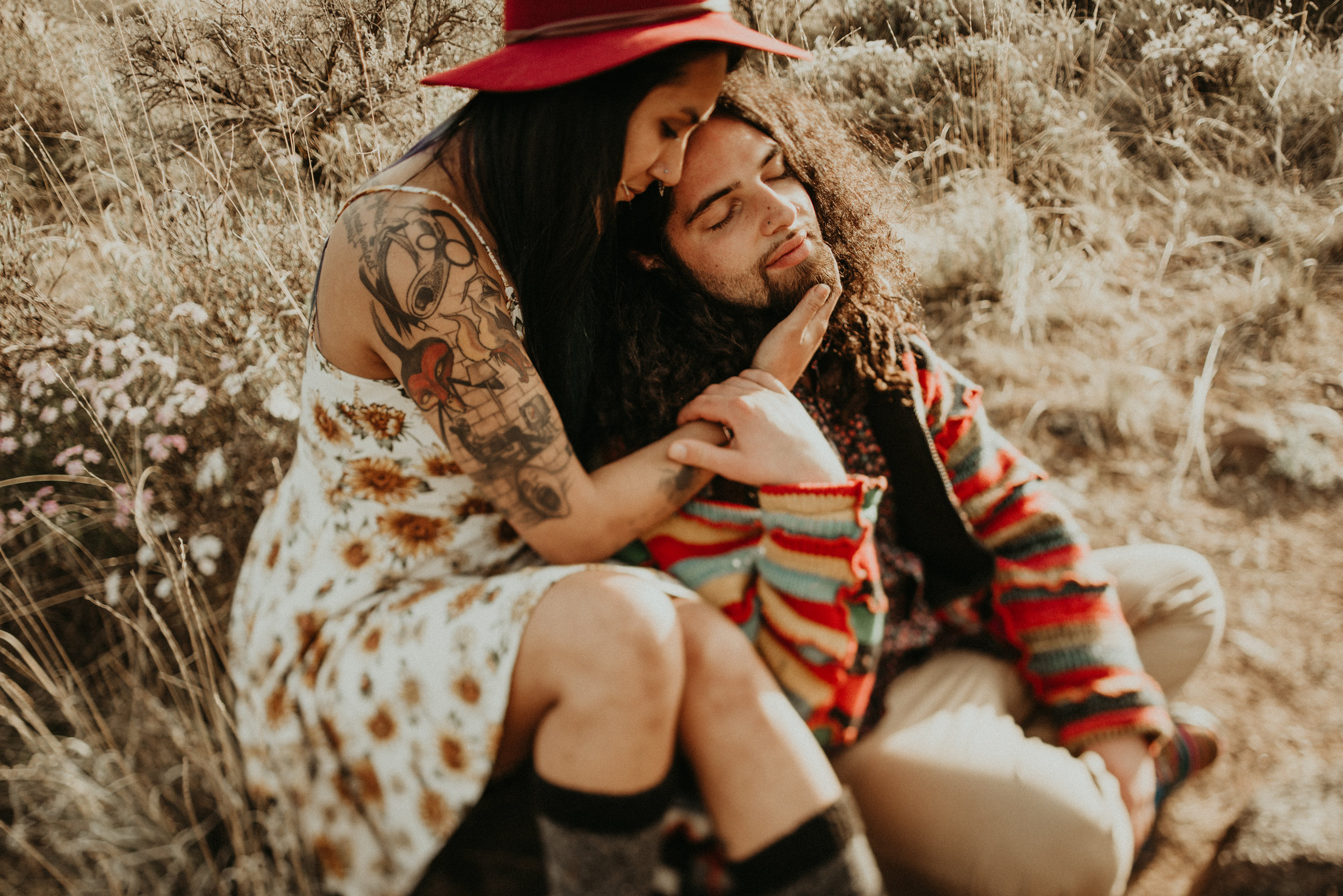  Karissa + Jamin - Desert Hippie Couple's Session at Frenchman Coulee, WA - Kamra Fuller Photography - Seattle Wedding Photographer - Vantage Wedding Photographer - Seattle Elopement Photographer - Intimate Wedding Photographer - PNW Wedding Photogra