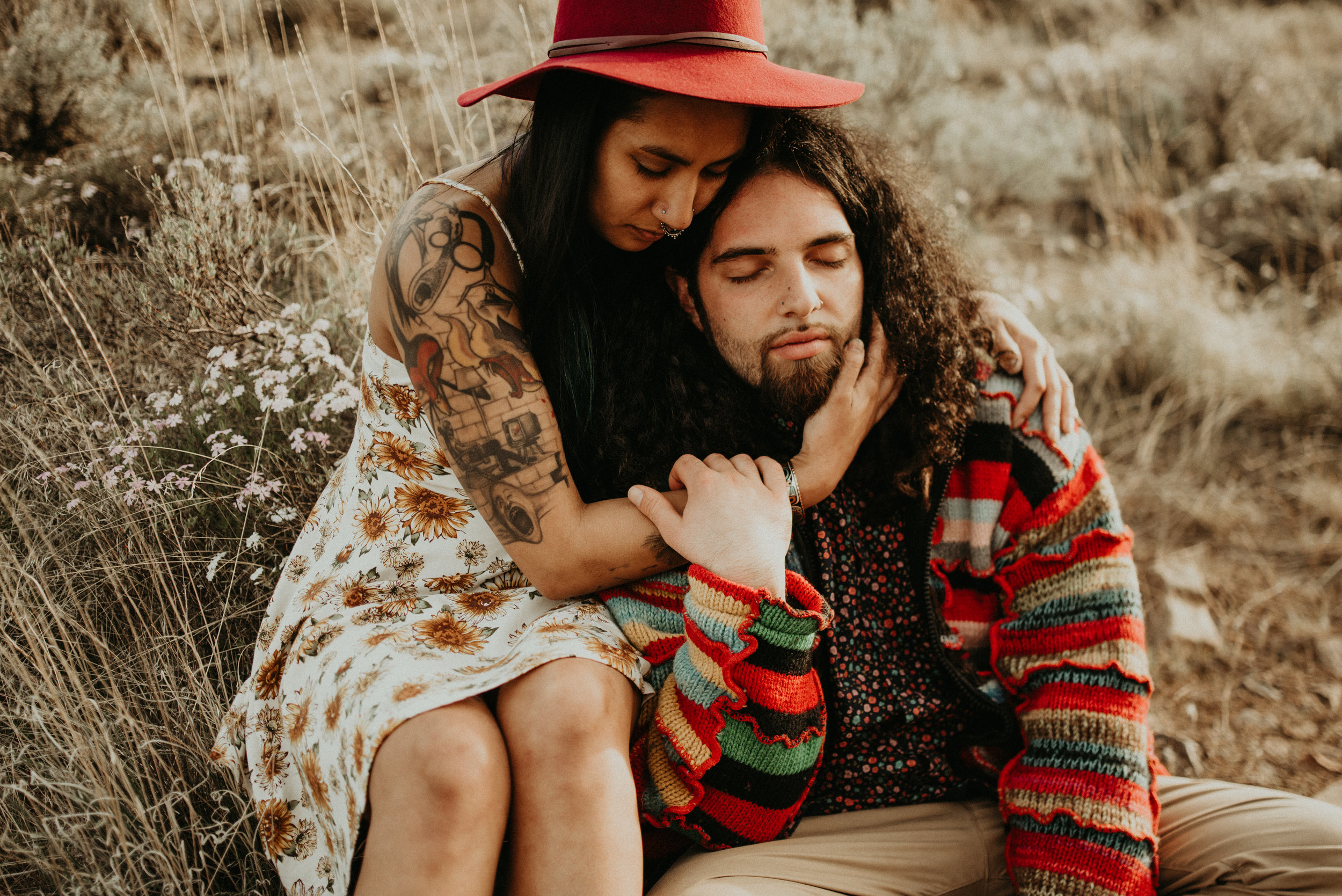  Karissa + Jamin - Desert Hippie Couple's Session at Frenchman Coulee, WA - Kamra Fuller Photography - Seattle Wedding Photographer - Vantage Wedding Photographer - Seattle Elopement Photographer - Intimate Wedding Photographer - PNW Wedding Photogra