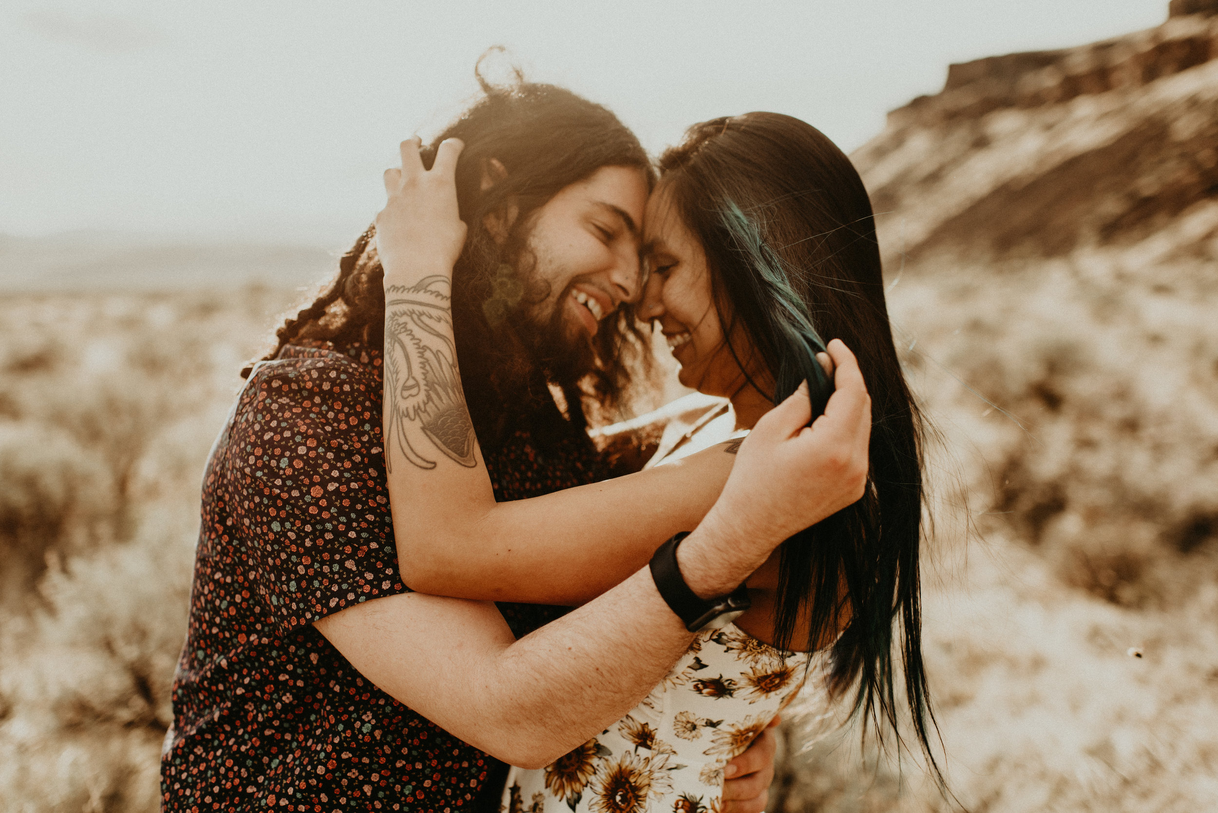  Karissa + Jamin - Desert Hippie Couple's Session at Frenchman Coulee, WA - Kamra Fuller Photography - Seattle Wedding Photographer - Vantage Wedding Photographer - Seattle Elopement Photographer - Intimate Wedding Photographer - PNW Wedding Photogra