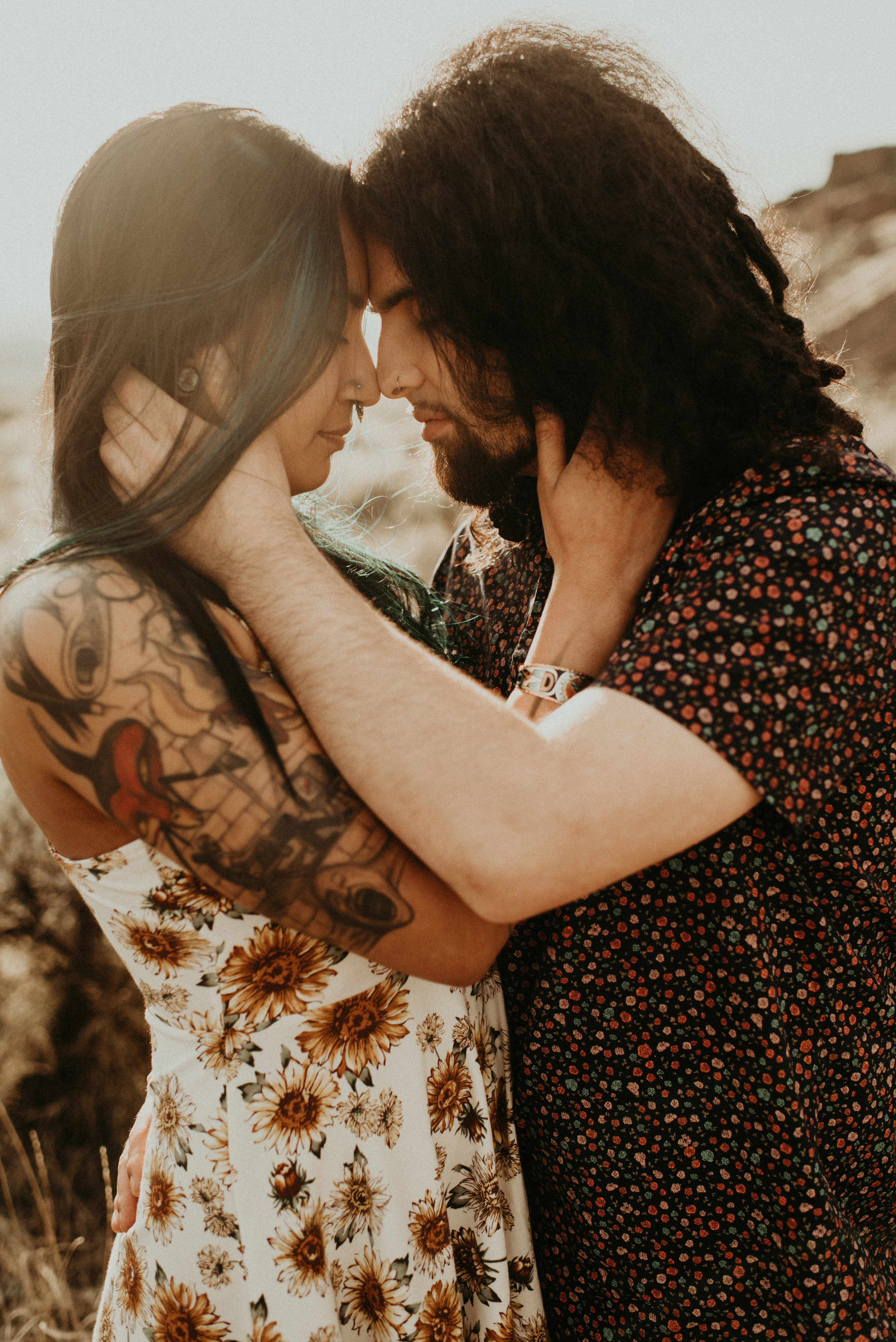  Karissa + Jamin - Desert Hippie Couple's Session at Frenchman Coulee, WA - Kamra Fuller Photography - Seattle Wedding Photographer - Vantage Wedding Photographer - Seattle Elopement Photographer - Intimate Wedding Photographer - PNW Wedding Photogra