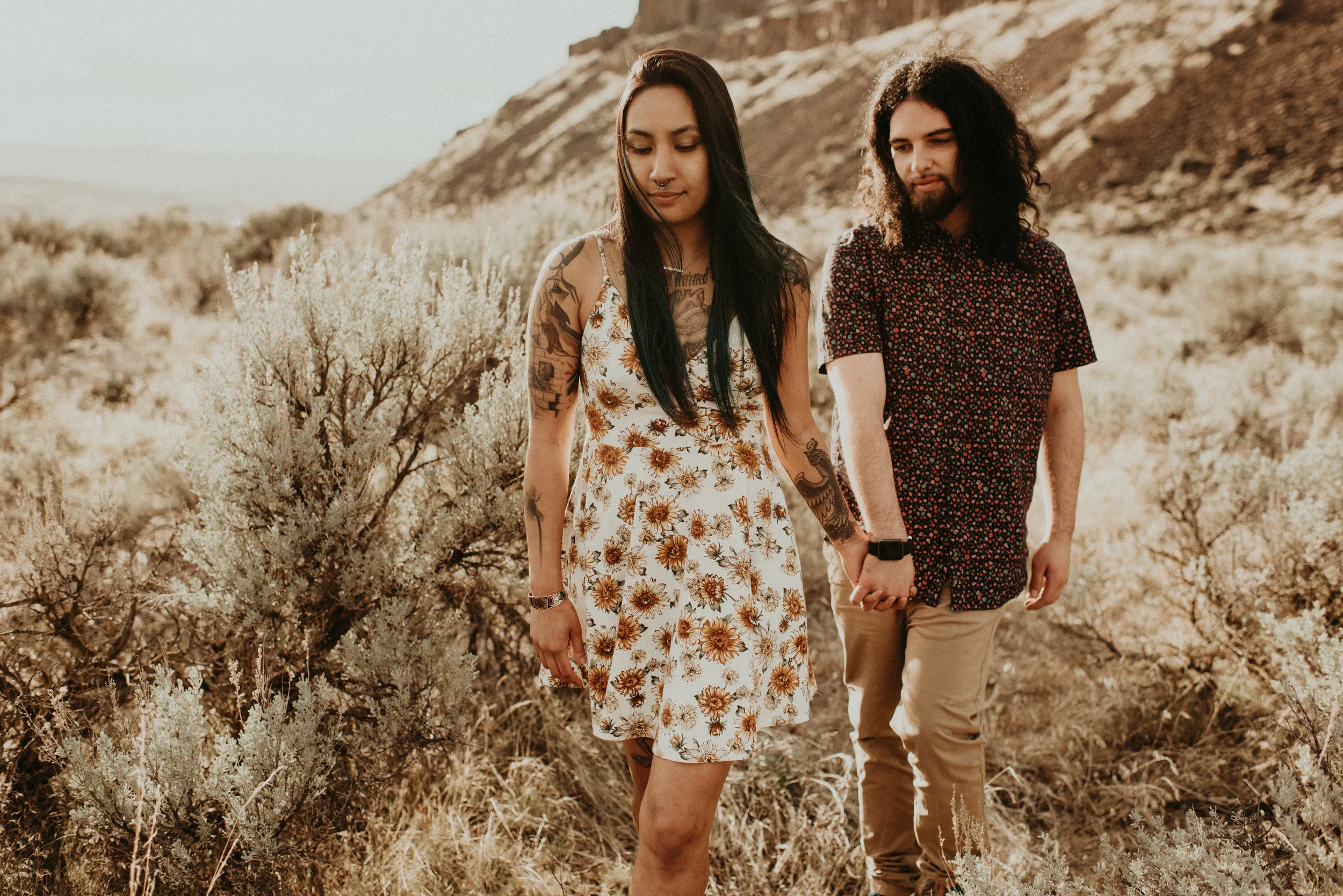 Karissa + Jamin - Desert Hippie Couple's Session at Frenchman Coulee, WA - Kamra Fuller Photography - Seattle Wedding Photographer - Vantage Wedding Photographer - Seattle Elopement Photographer - Intimate Wedding Photographer - PNW Wedding Photographer - Port Angeles Elopement Photographer - Las Vegas Wedding Photographer - Eastern Washington Wedding Photographer - Oregon Wedding Photographer - Portland Elopement Photographer - Columbia River Basin Photographer - Palouse Falls Elopement Photographer - Abiqua Falls Wedding Photographer - Arizona Wedding Photographer - Sedona Elopement Photographer - Latourell Falls Photographer
