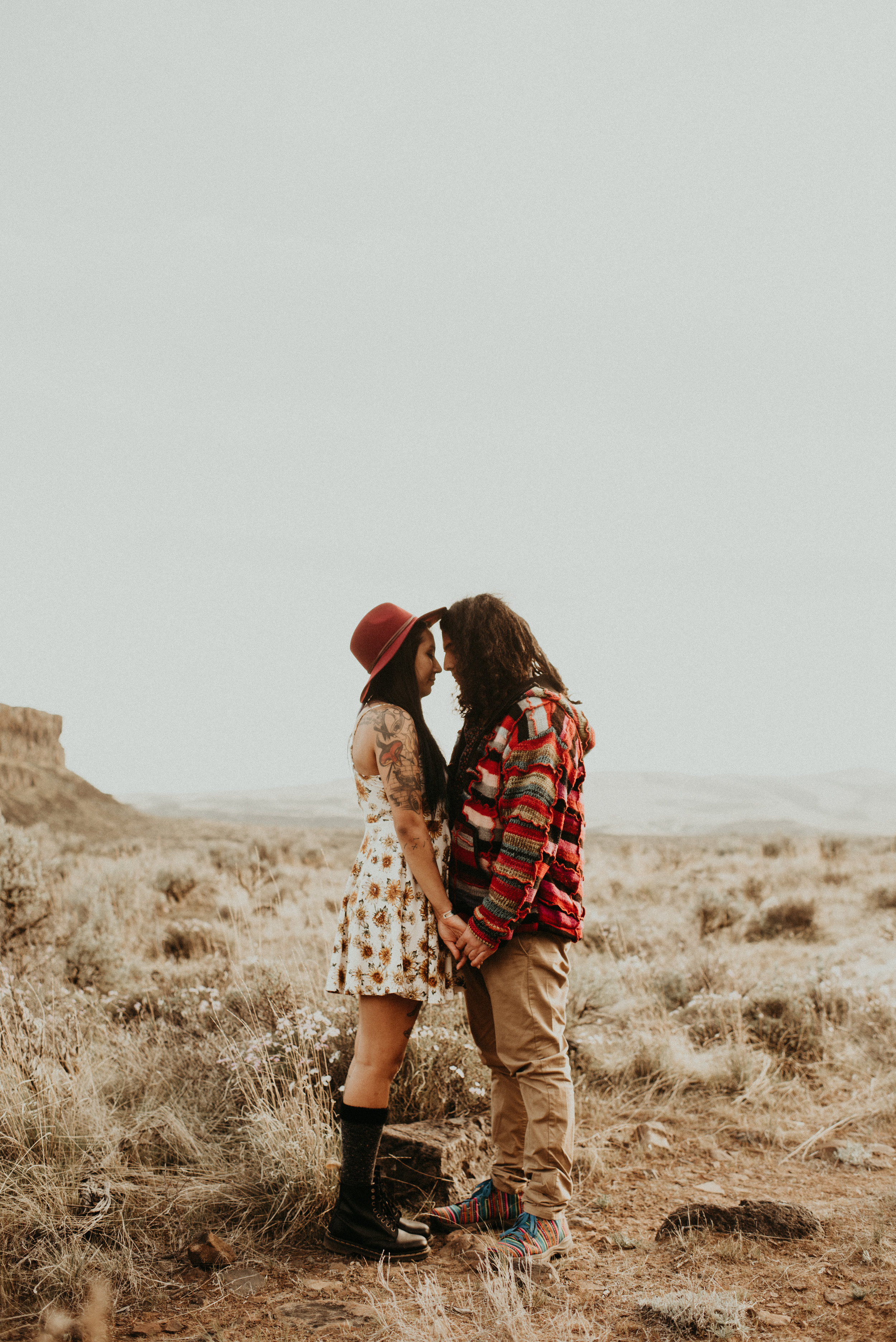  Karissa + Jamin - Desert Hippie Couple's Session at Frenchman Coulee, WA - Kamra Fuller Photography - Seattle Wedding Photographer - Vantage Wedding Photographer - Seattle Elopement Photographer - Intimate Wedding Photographer - PNW Wedding Photogra