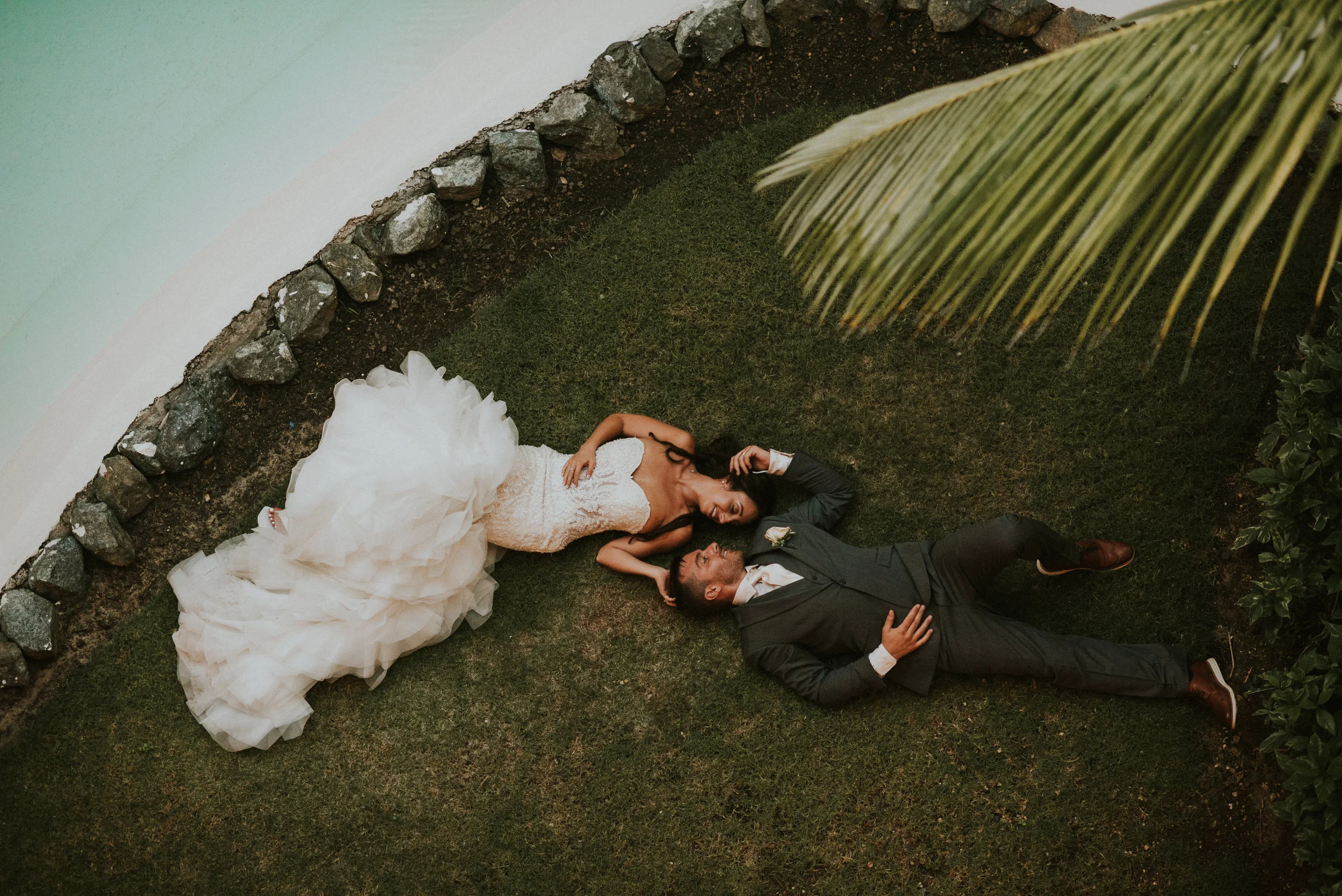 Caribbean Resort Wedding Portraits by Destination Wedding Photographer Kamra Fuller Photography - Seattle Wedding Photographer