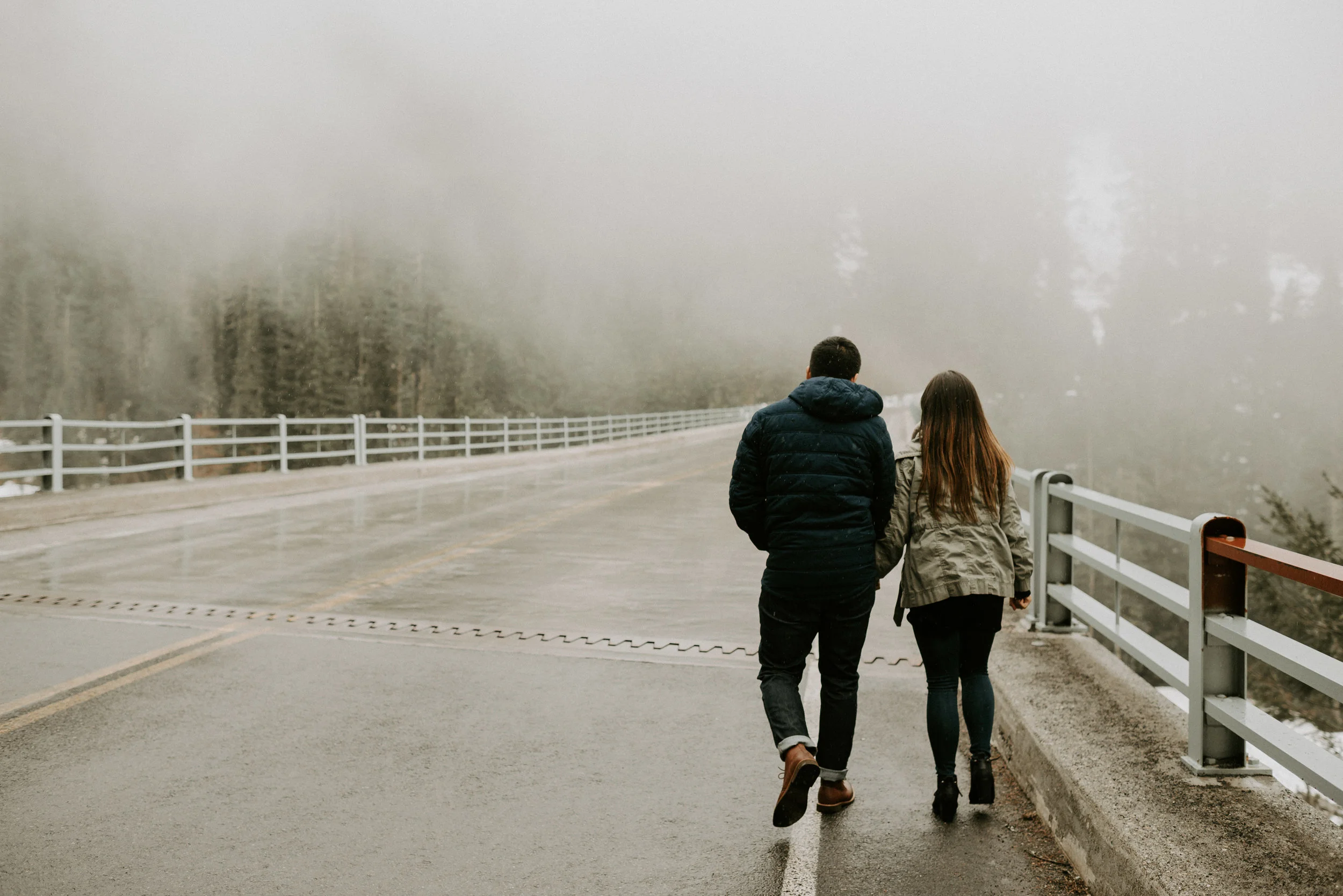 Kim + Regan - Mt. Rainier Engagement Session
