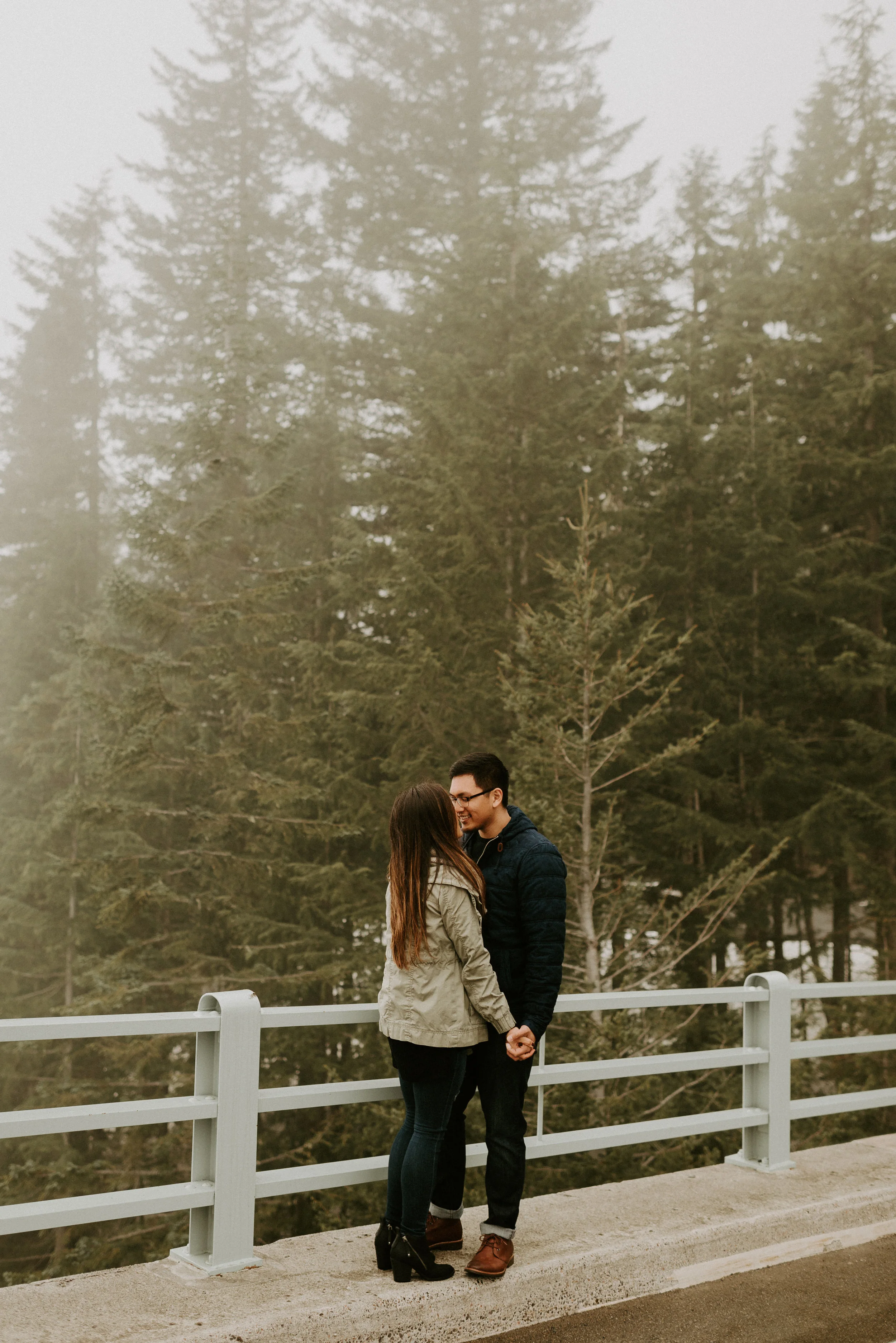 Kim + Regan - Mt. Rainier Engagement Session