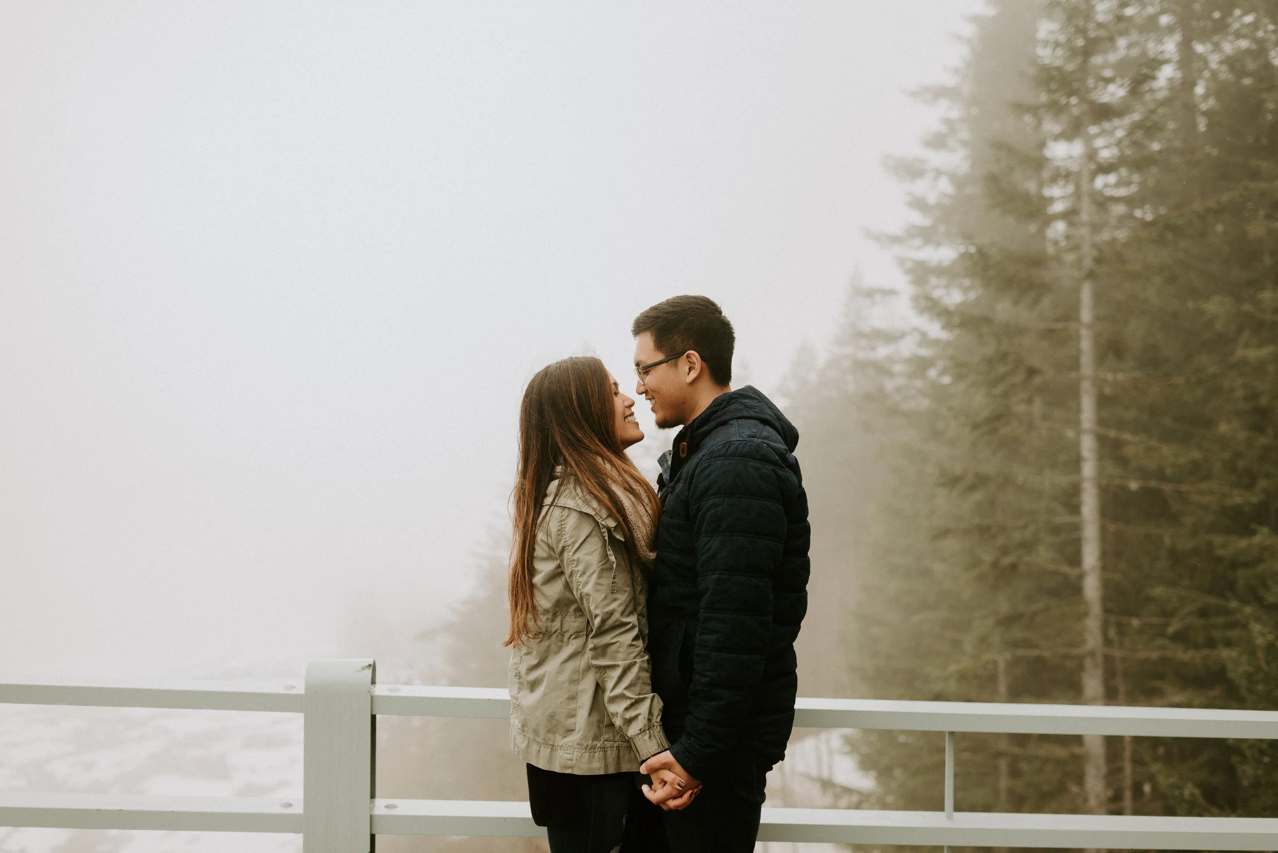 Kim + Regan - Mt. Rainier Engagement Session