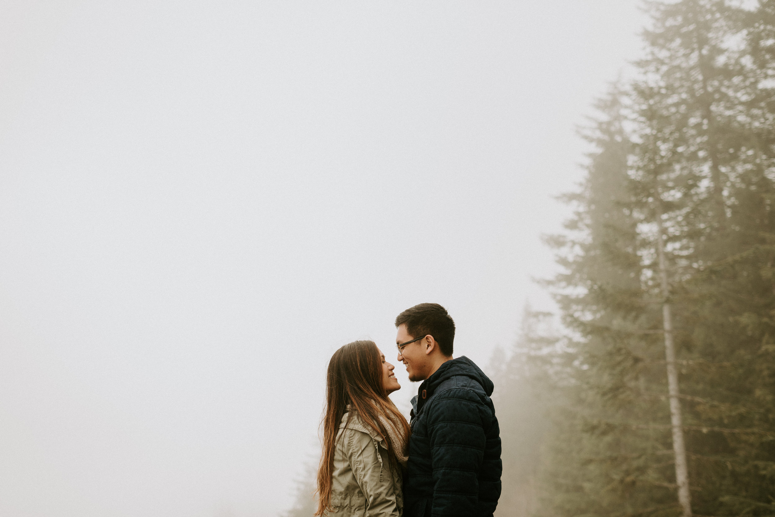 Kim + Regan - Mt. Rainier Engagement Session