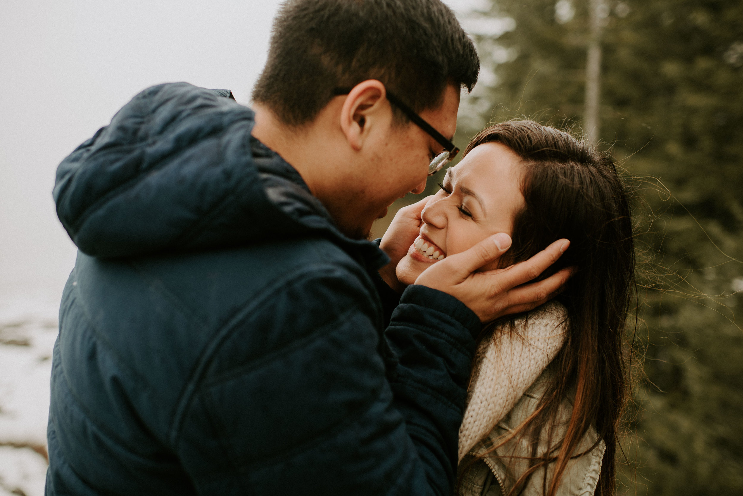 Kim + Regan - Mt. Rainier Engagement Session
