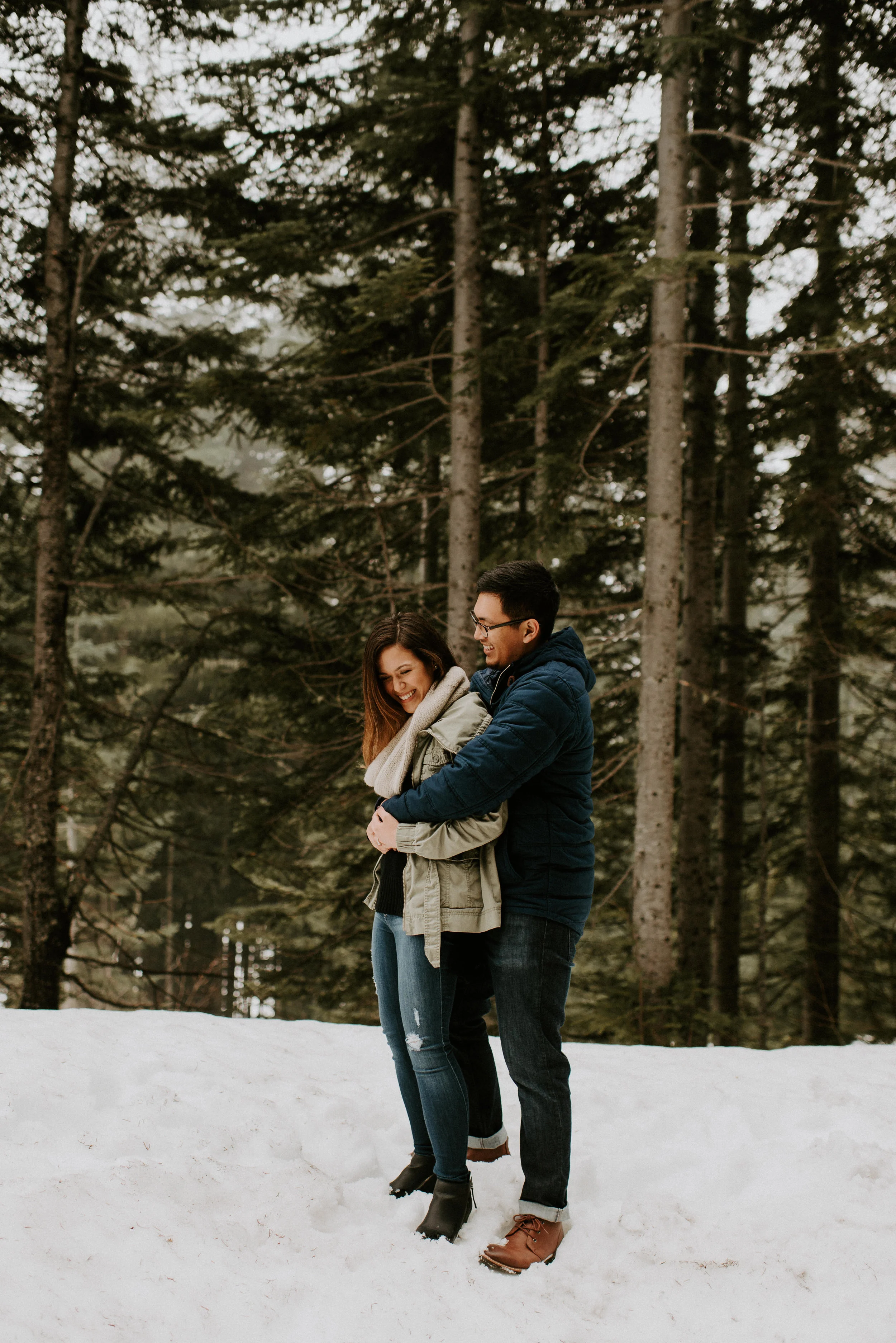 Kim + Regan - Mt. Rainier Engagement Session