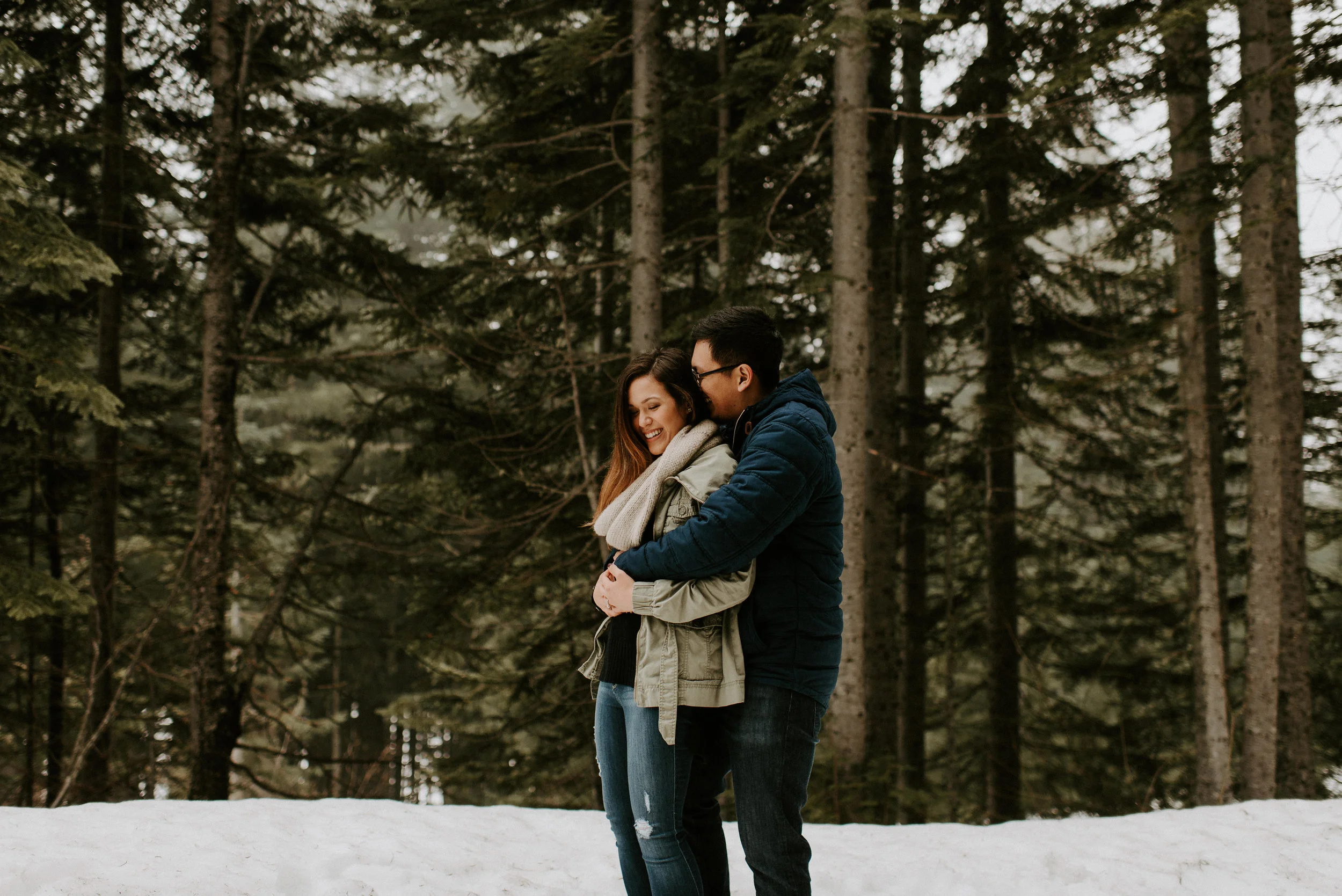 Kim + Regan - Mt. Rainier Engagement Session