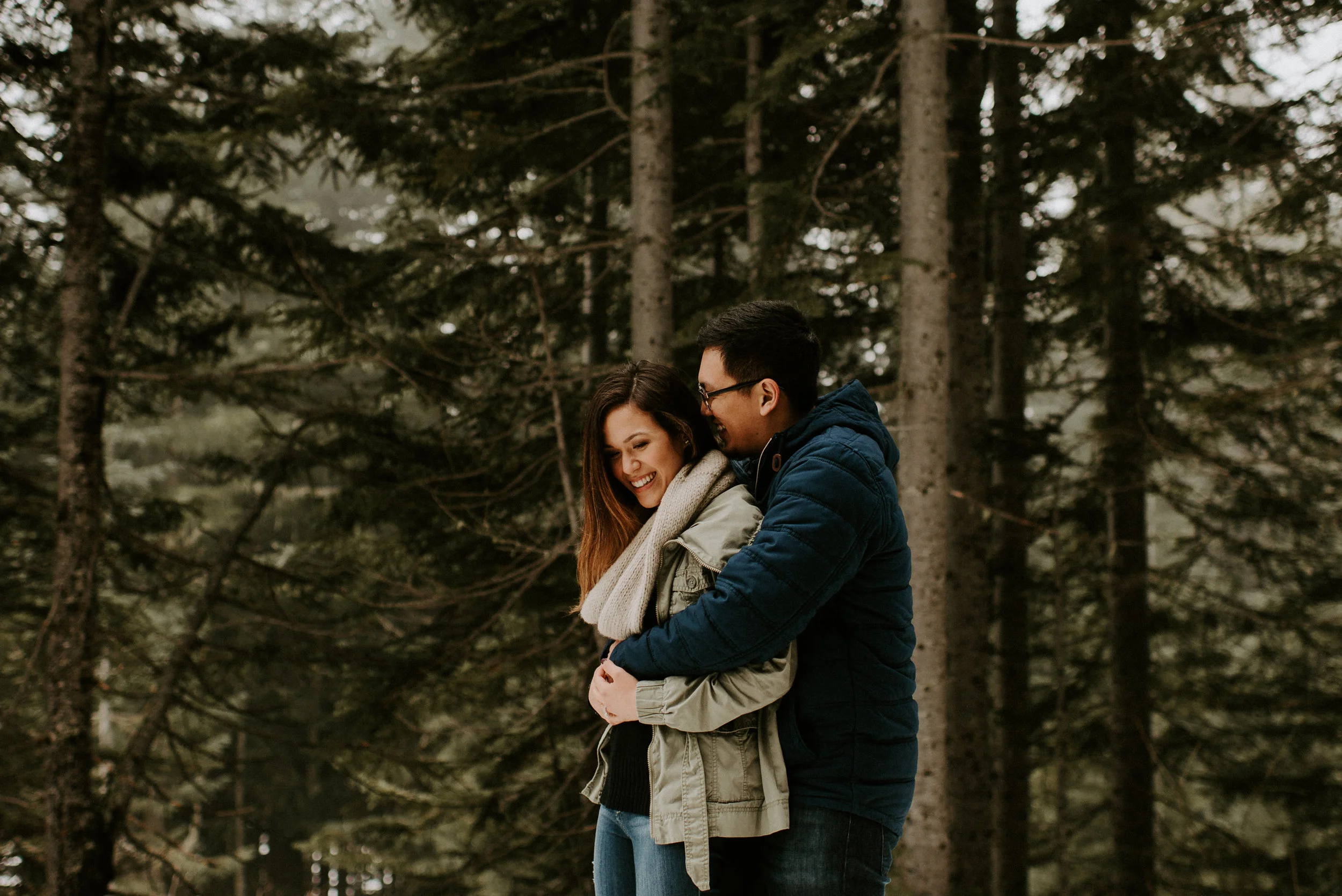 Kim + Regan - Mt. Rainier Engagement Session