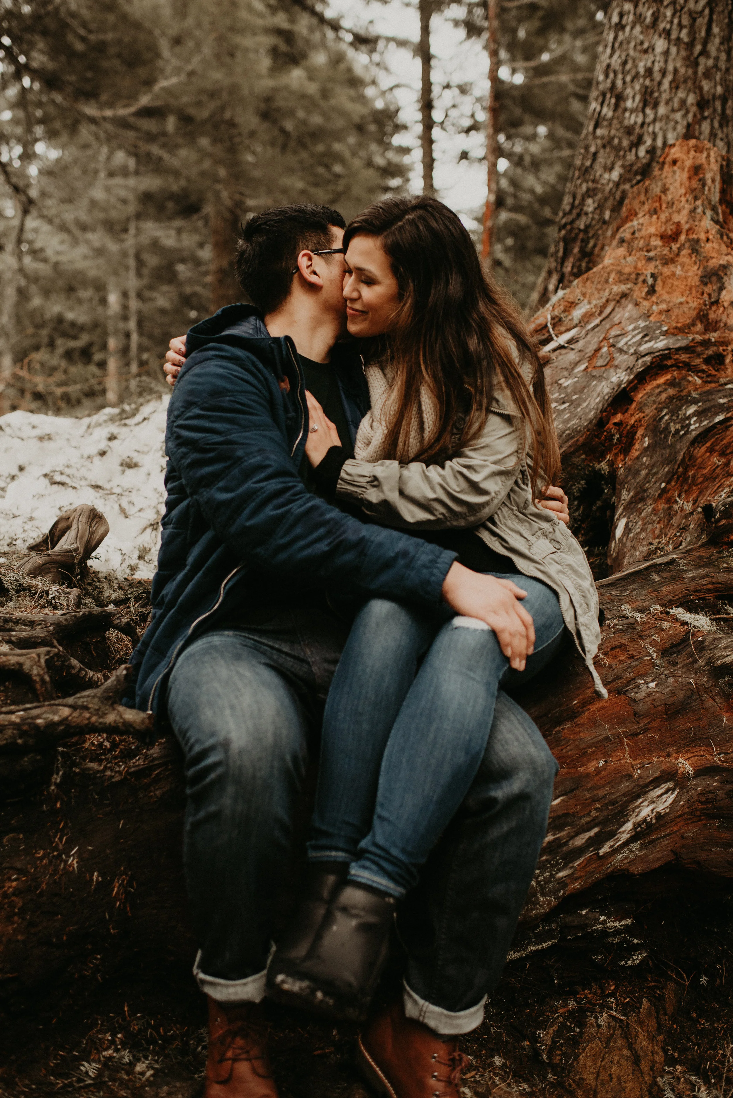 Kim + Regan - Mt. Rainier Engagement Session
