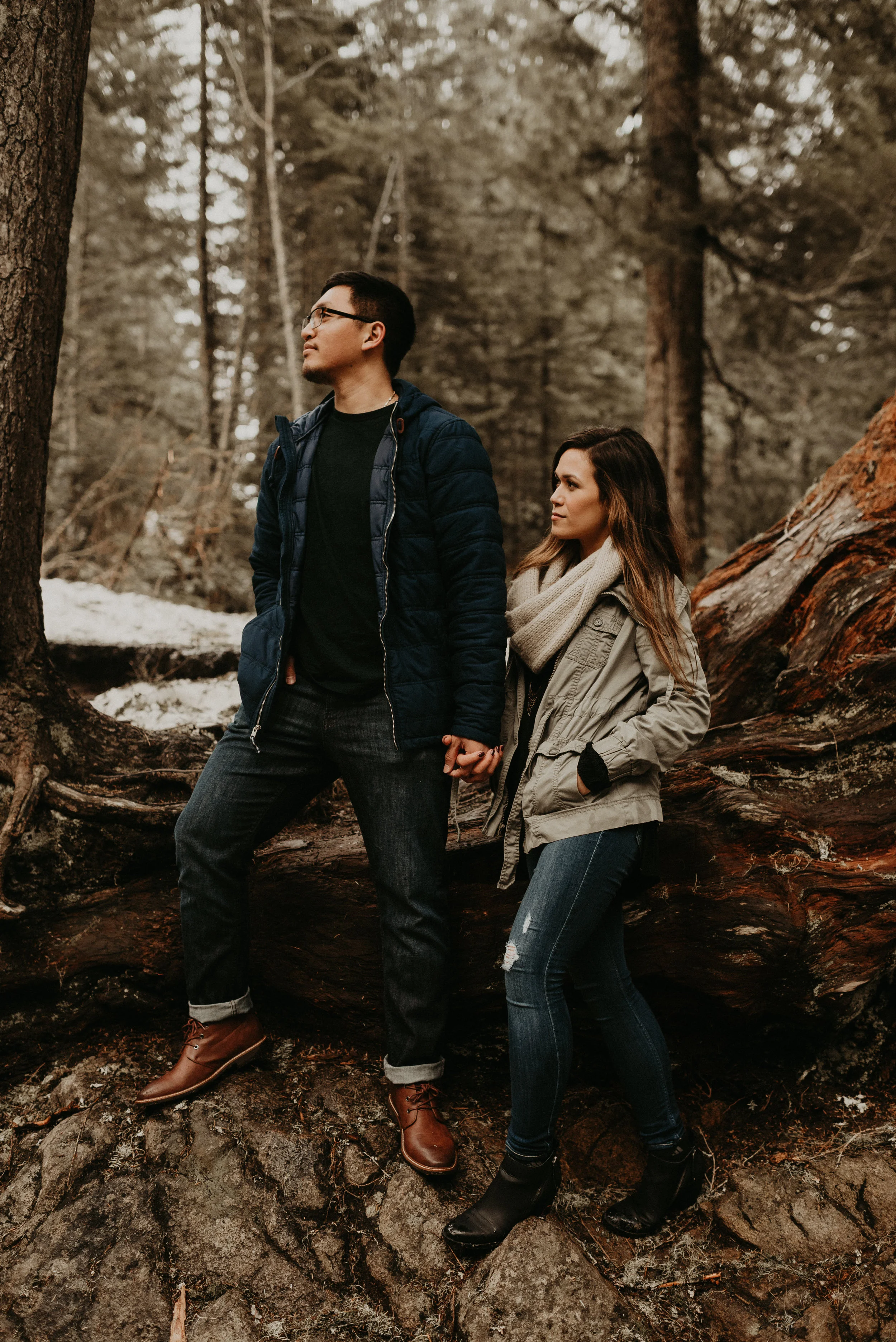 Kim + Regan - Mt. Rainier Engagement Session