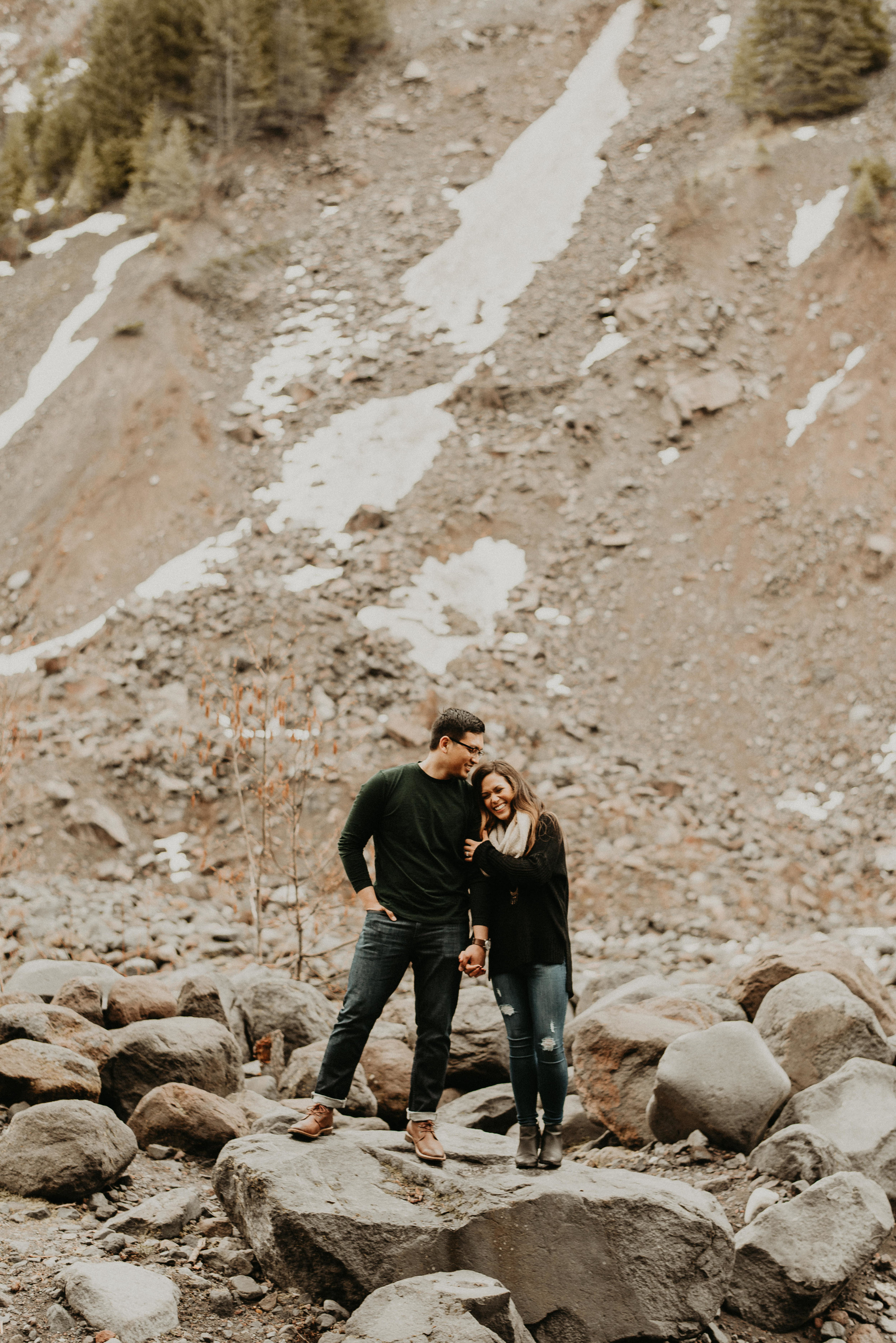 Kim + Regan - Mt. Rainier Engagement Session