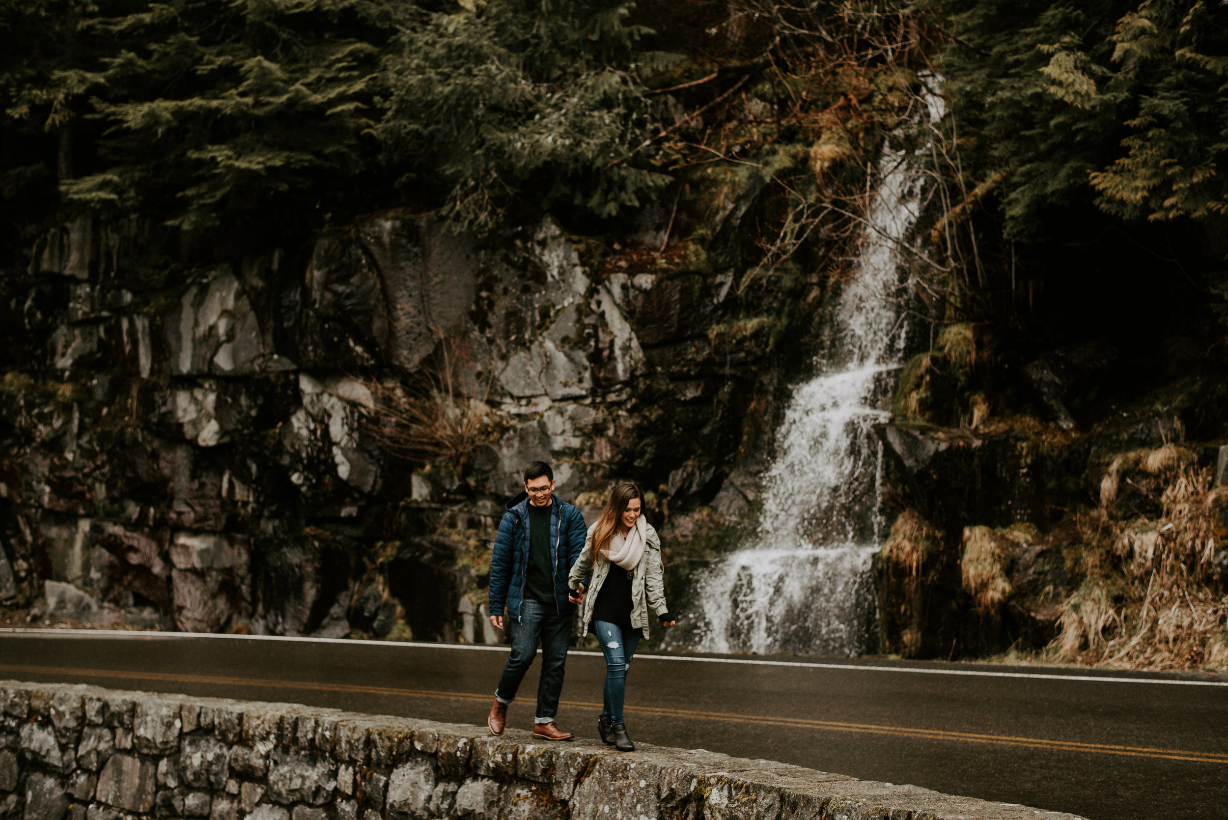 Kim + Regan - Mt. Rainier Engagement Session