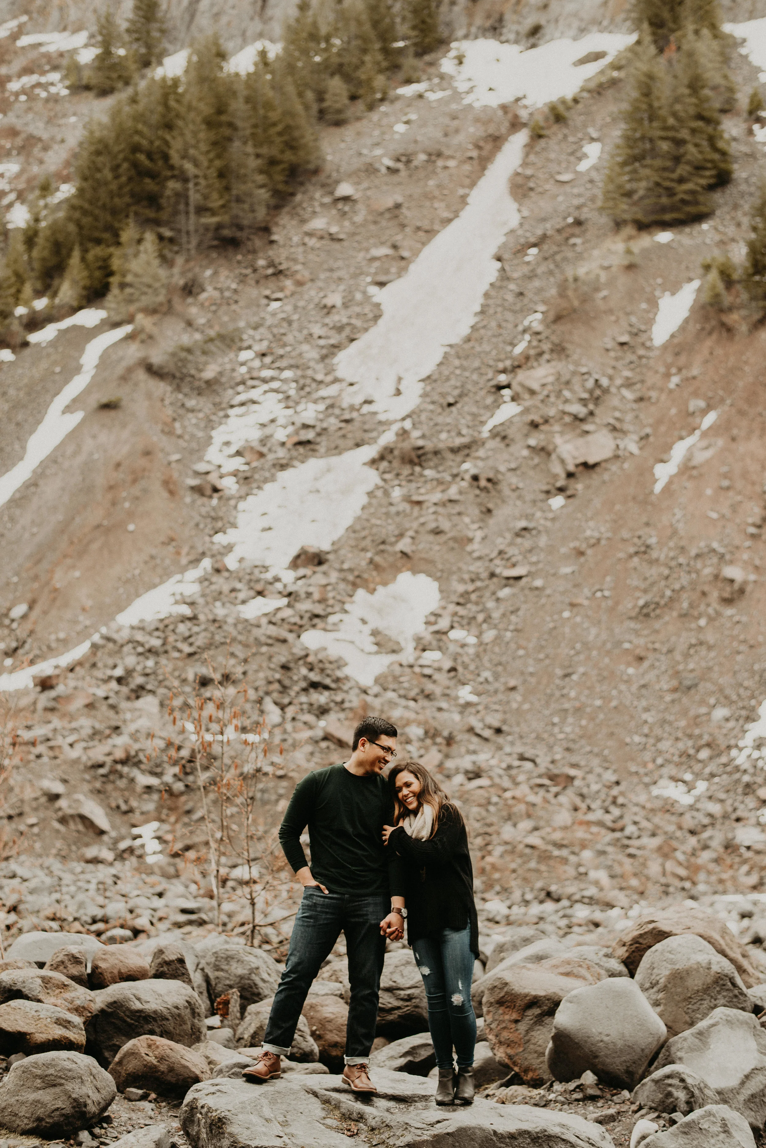 Kim + Regan - Mt. Rainier Engagement Session
