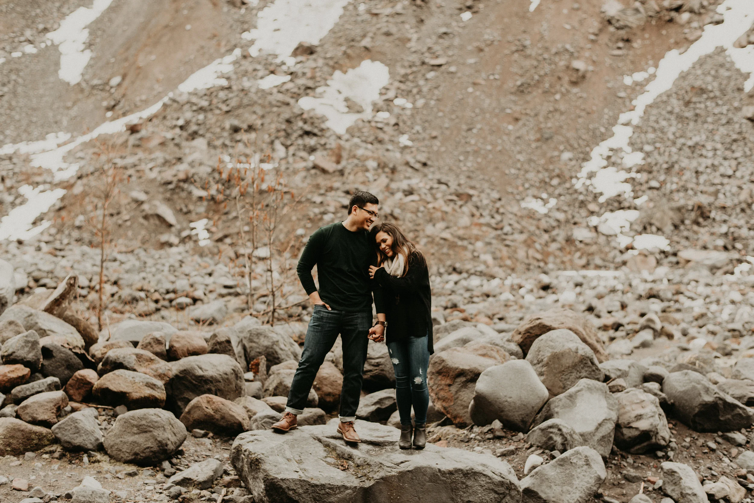 Kim + Regan - Mt. Rainier Engagement Session