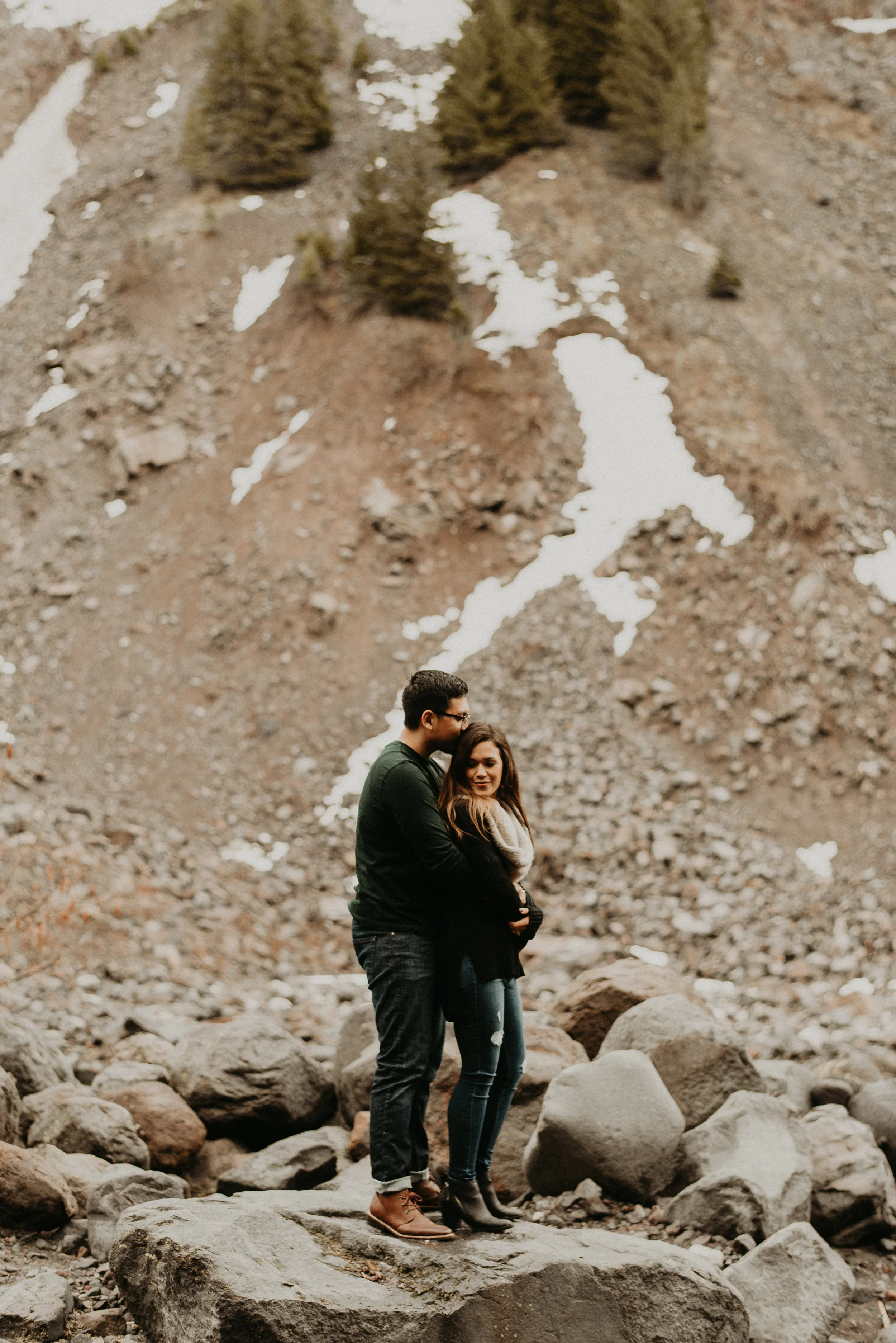 Kim + Regan - Mt. Rainier Engagement Session