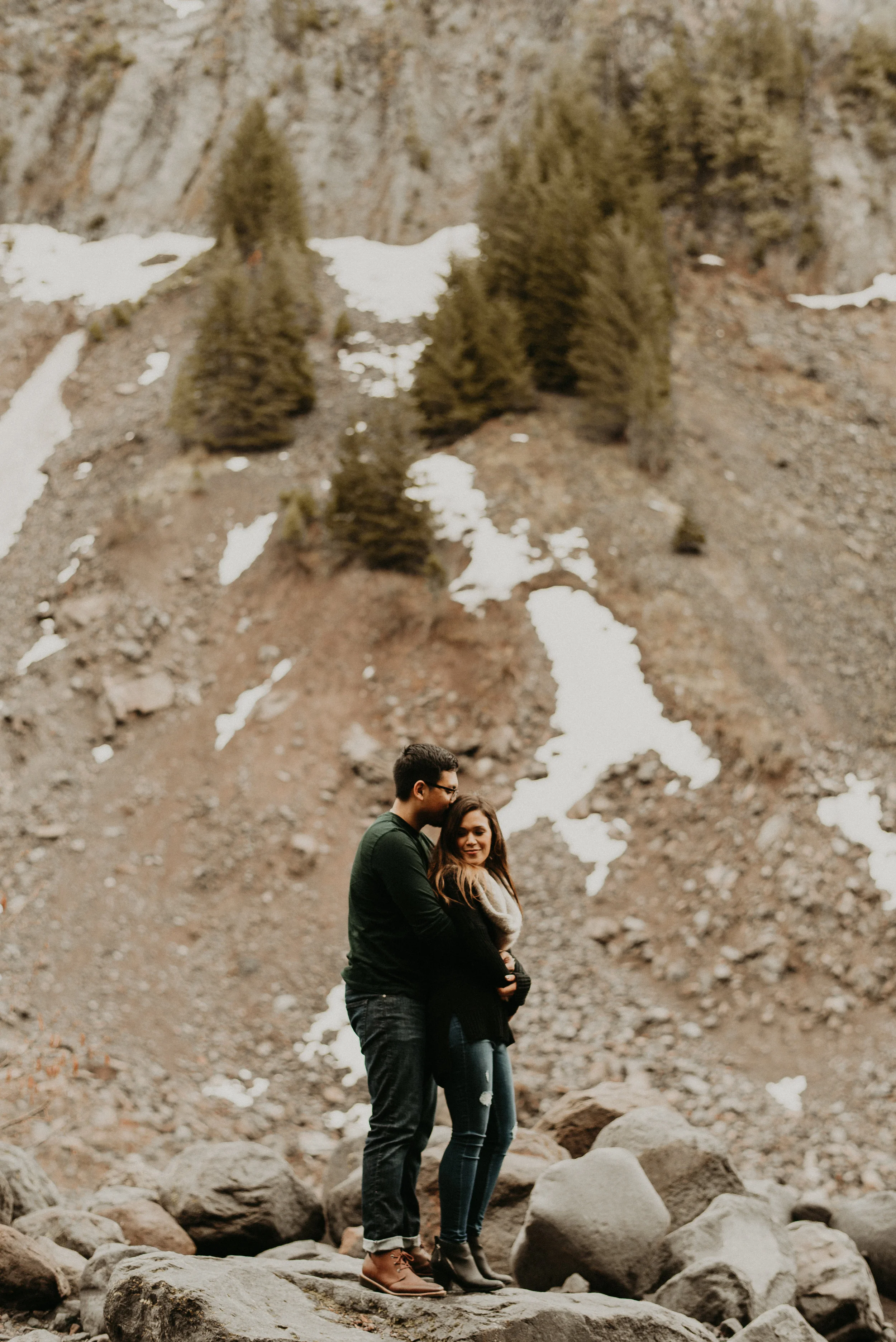Kim + Regan - Mt. Rainier Engagement Session