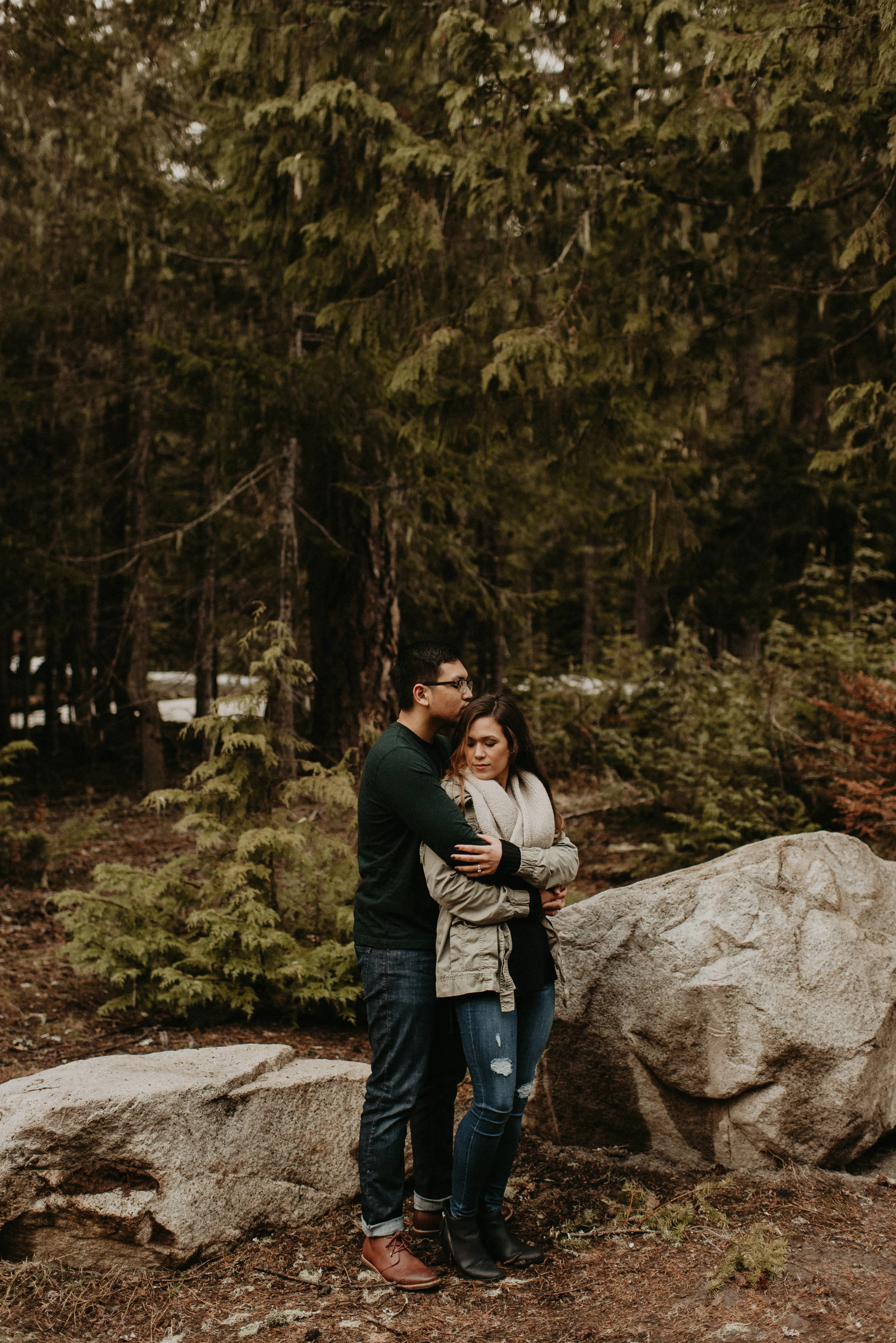 Kim + Regan - Mt. Rainier Engagement Session
