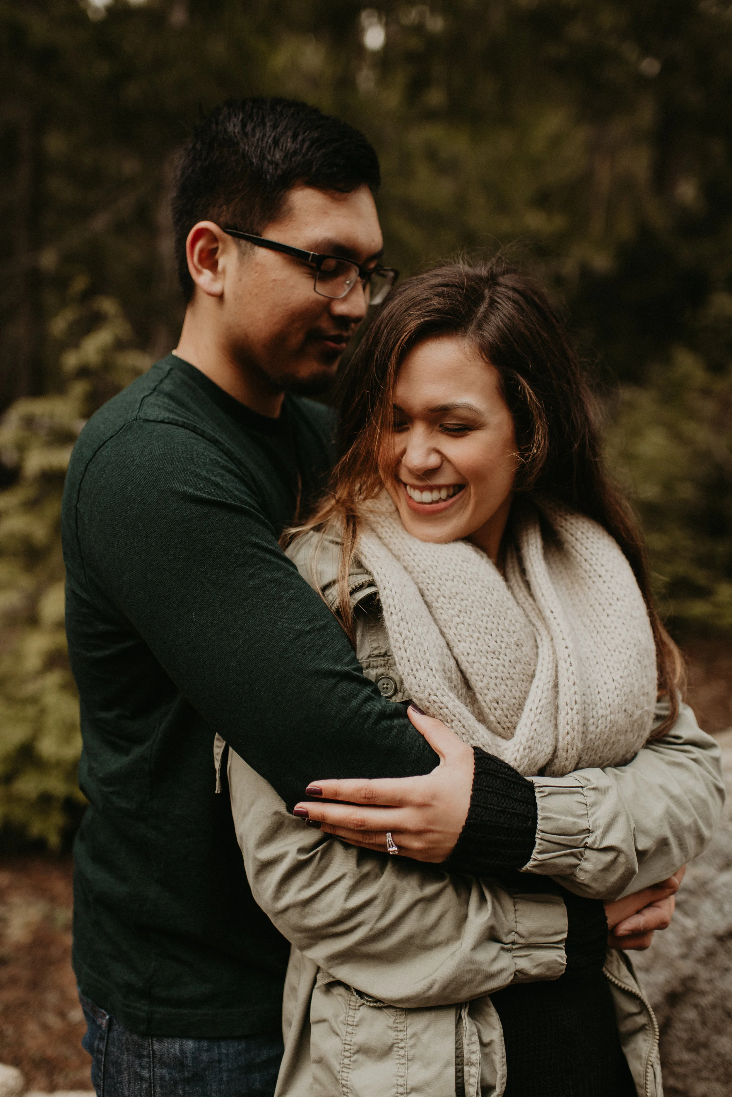 Kim + Regan - Mt. Rainier Engagement Session
