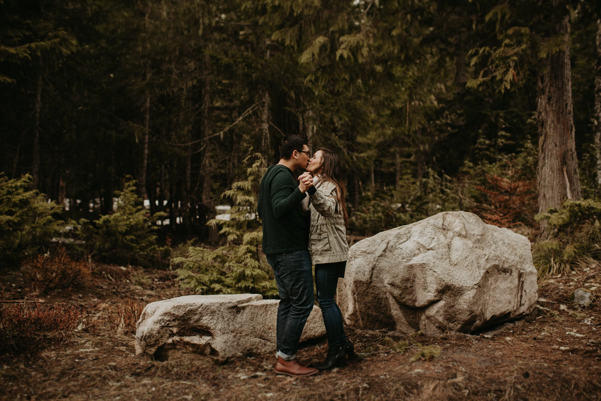 Kim + Regan - Mt. Rainier Engagement Session