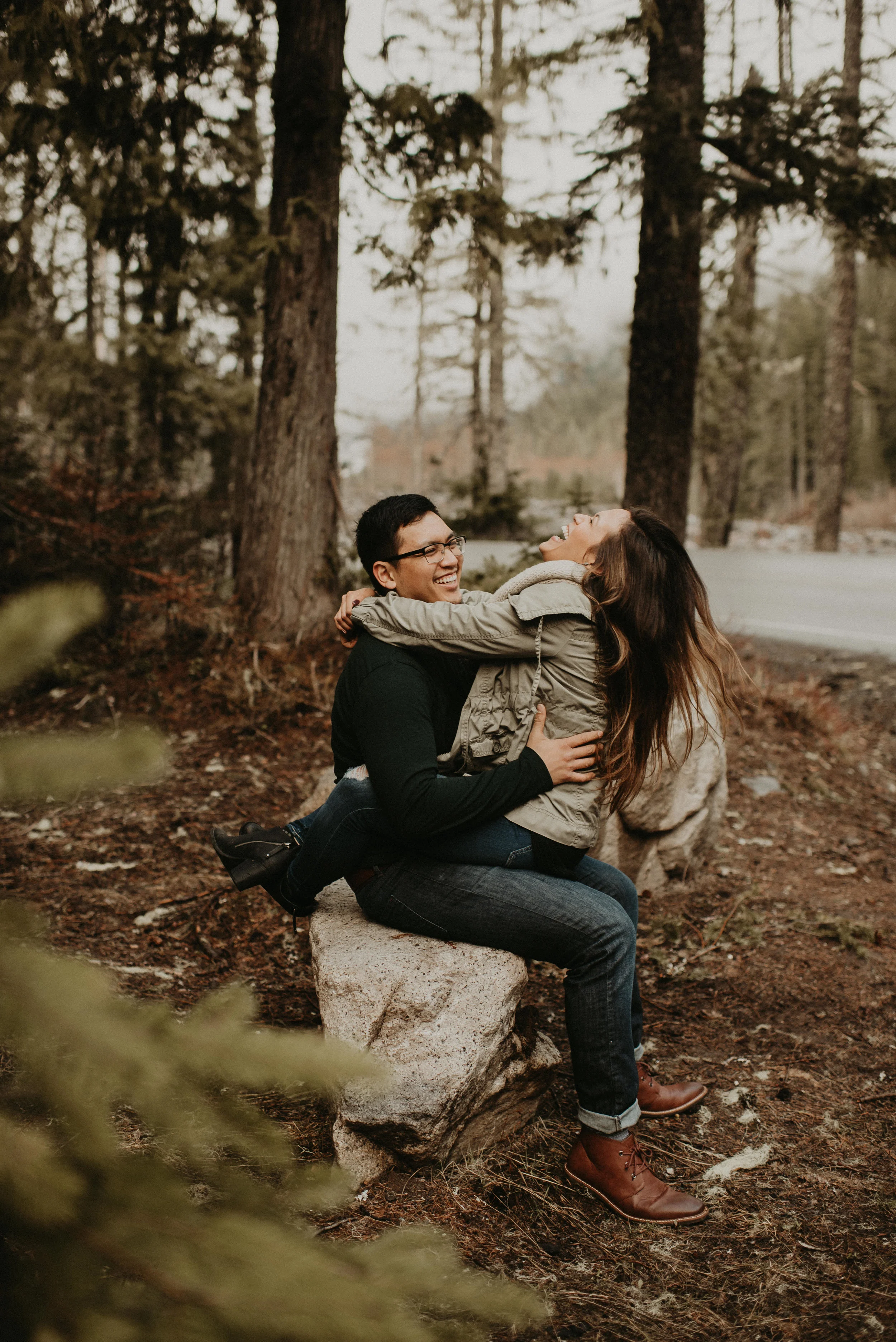 Kim + Regan - Mt. Rainier Engagement Session