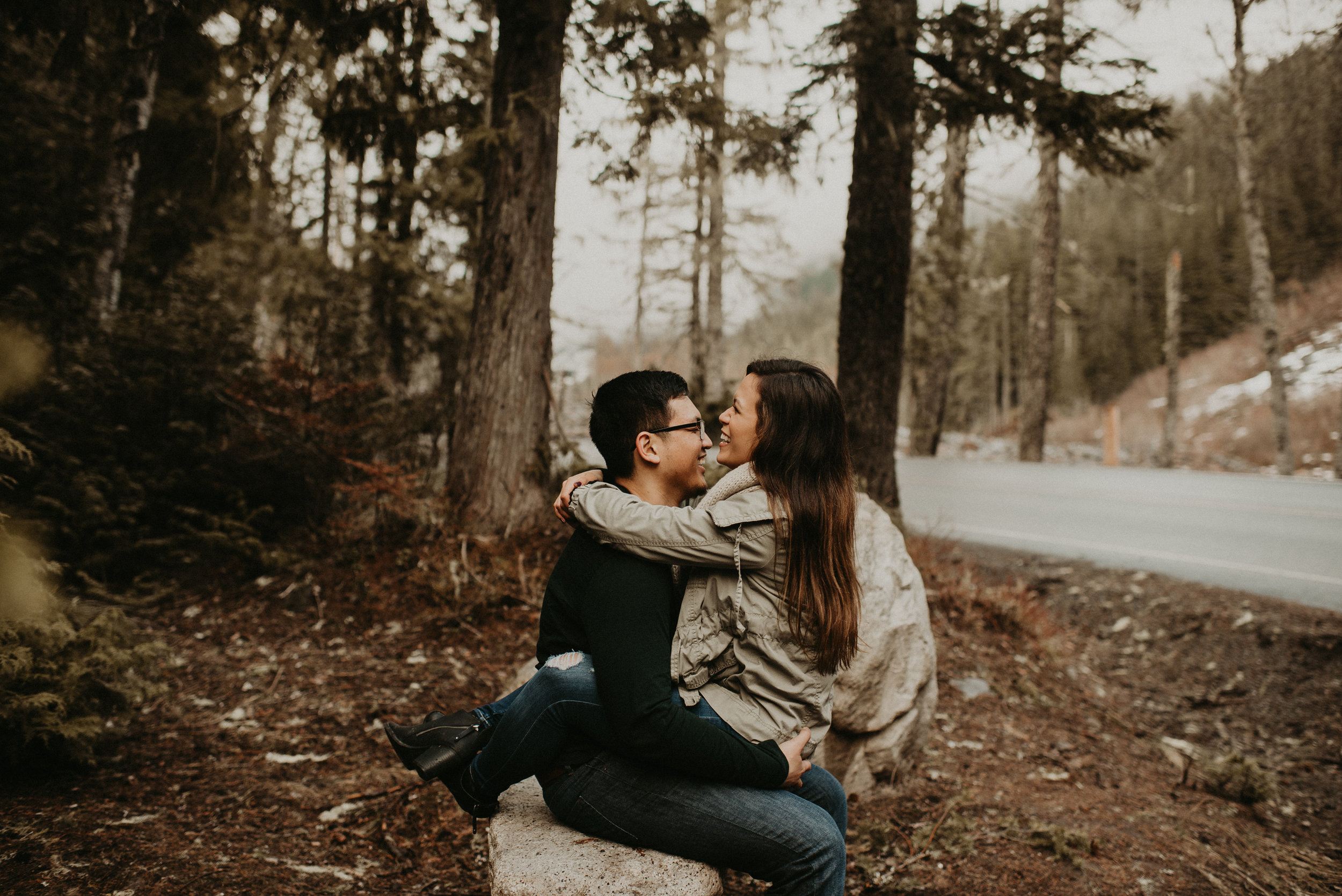 Kim + Regan - Mt. Rainier Engagement Session