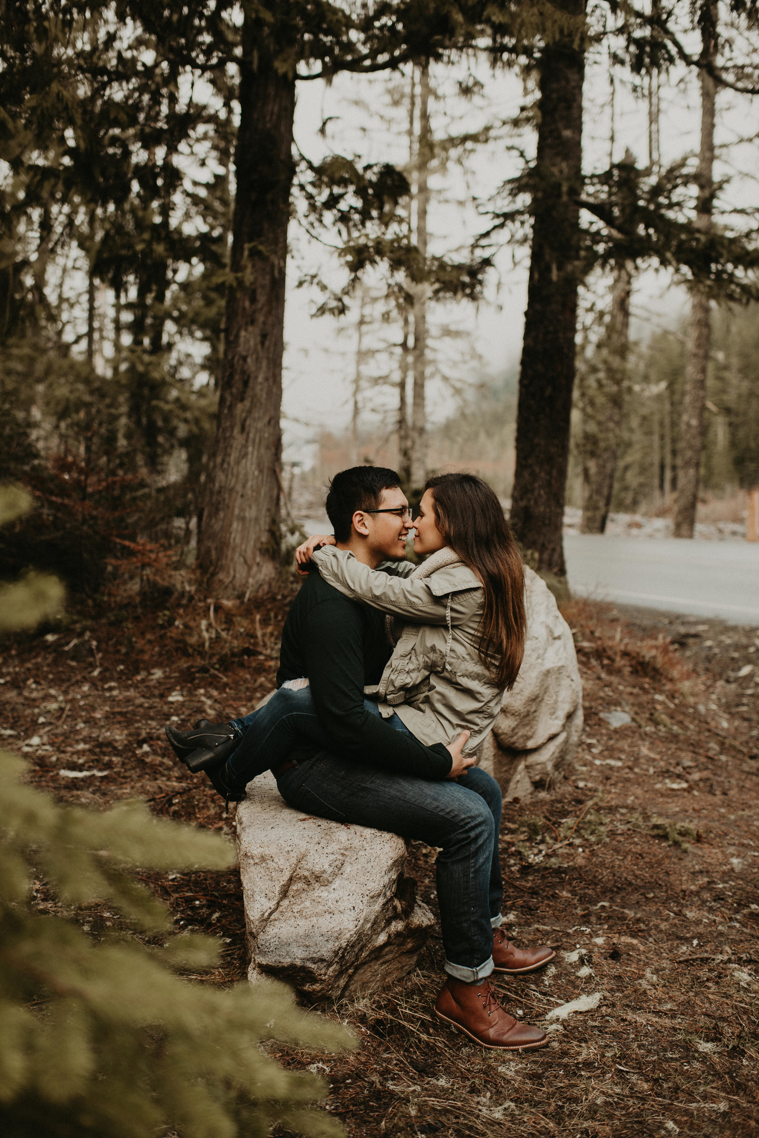 Kim + Regan - Mt. Rainier Engagement Session