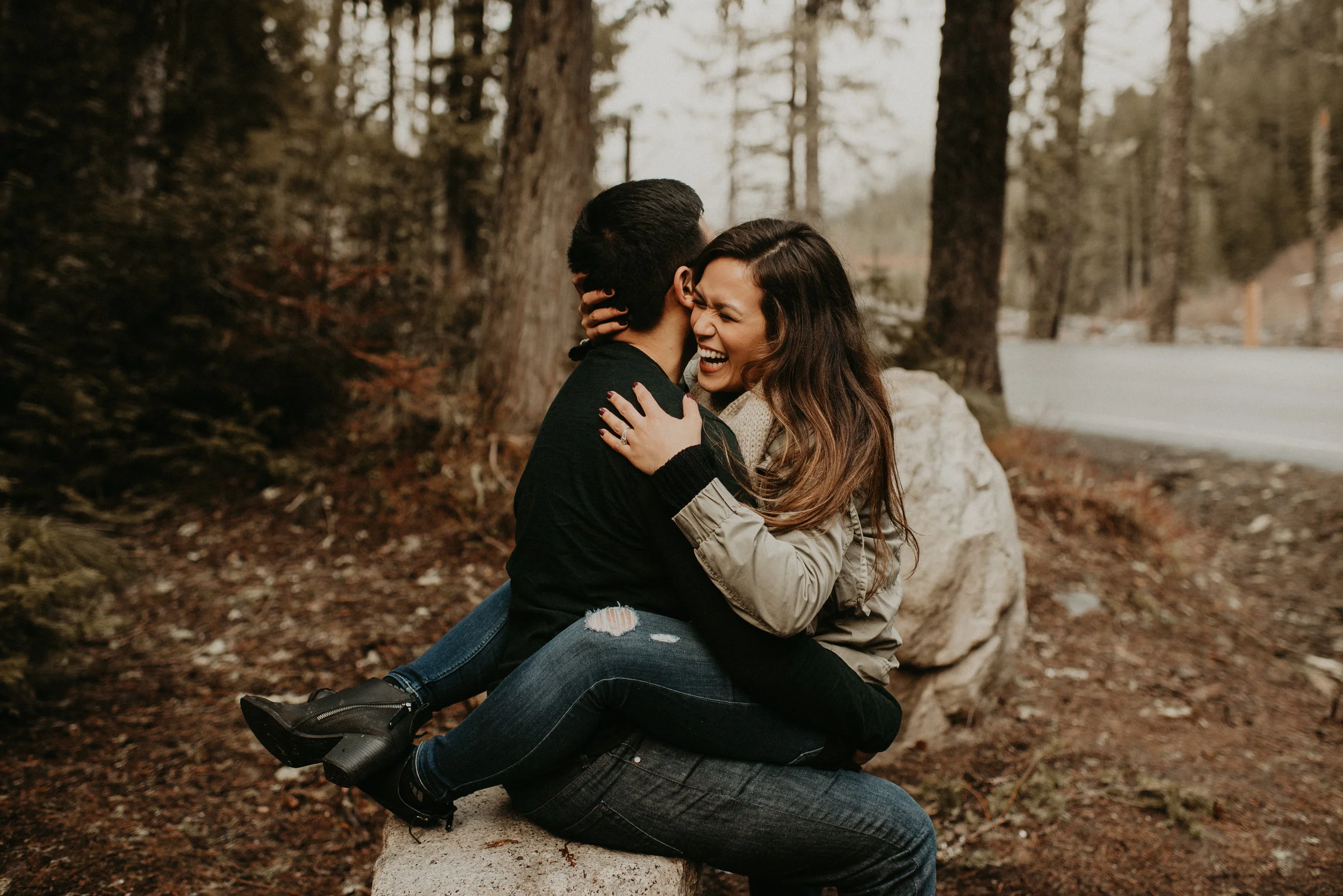 Kim + Regan - Mt. Rainier Engagement Session