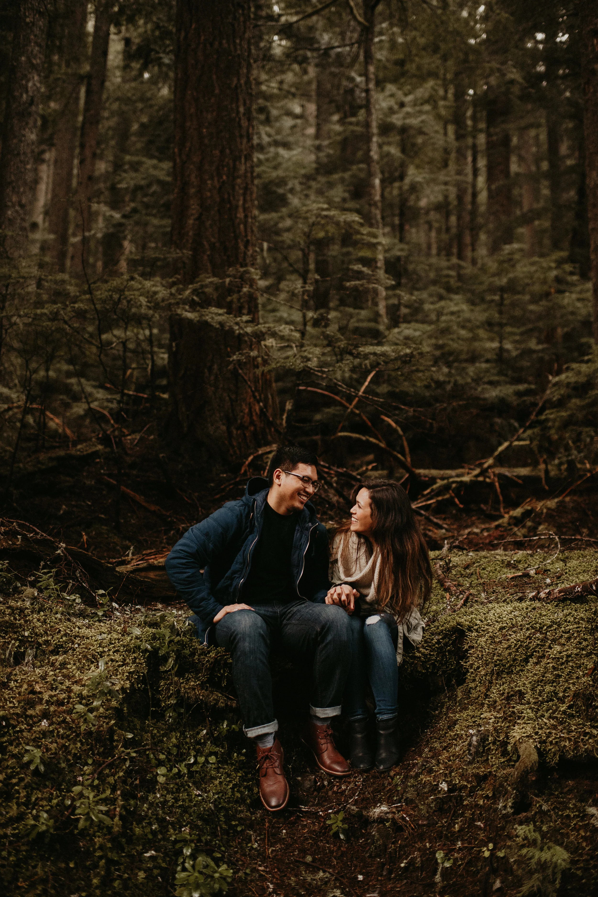 Kim + Regan - Mt. Rainier Engagement Session