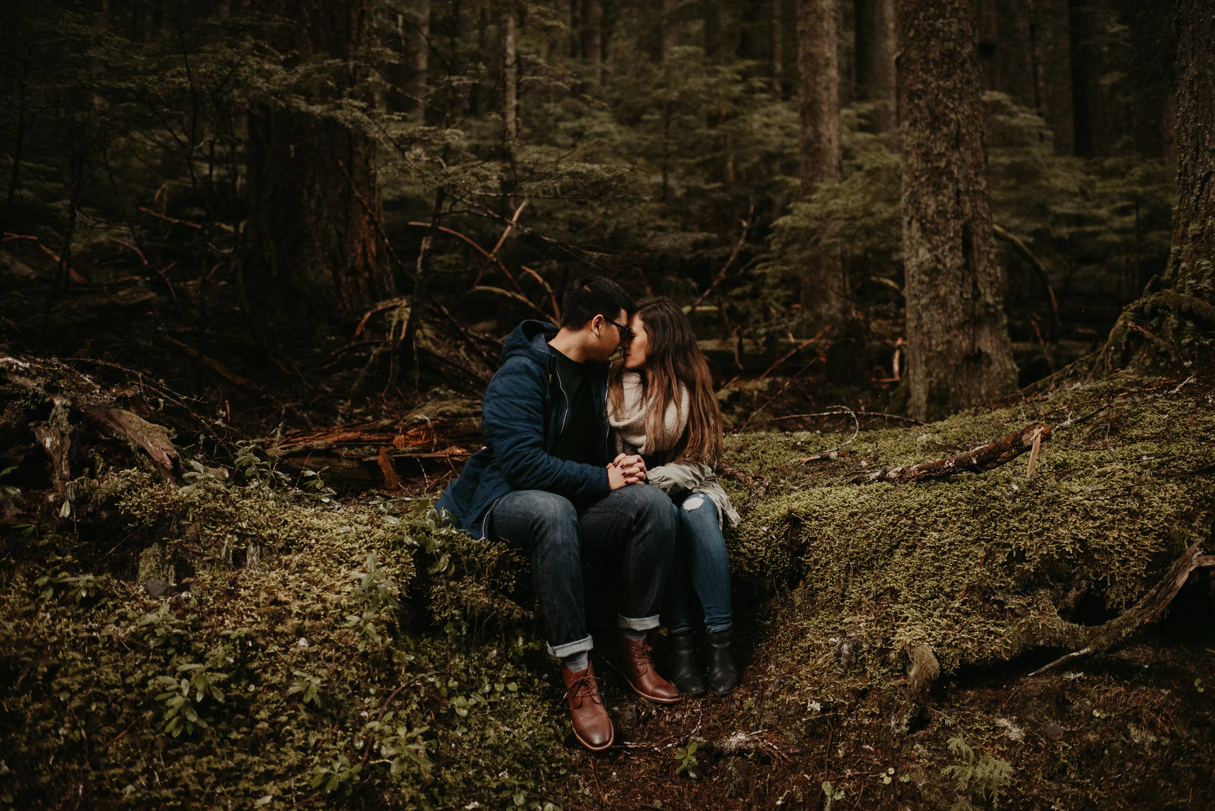 Kim + Regan - Mt. Rainier Engagement Session