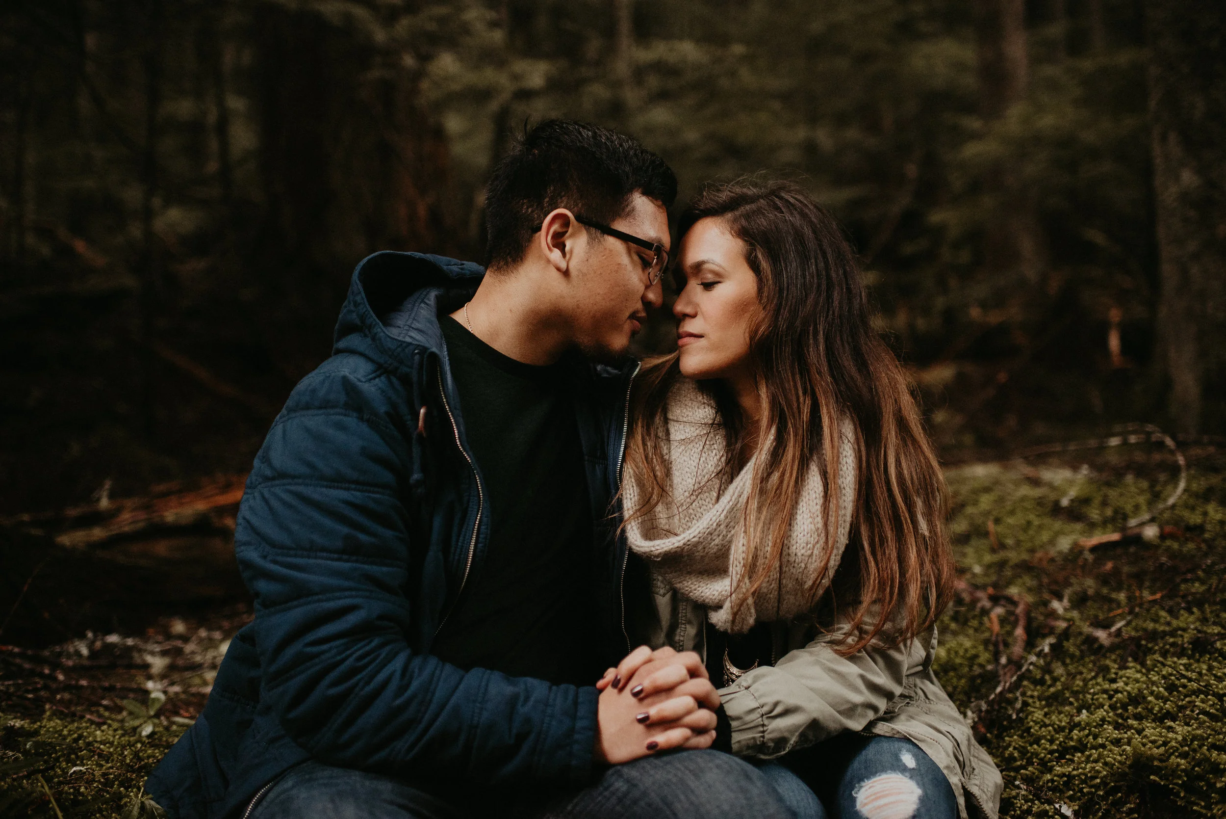 Kim + Regan - Mt. Rainier Engagement Session