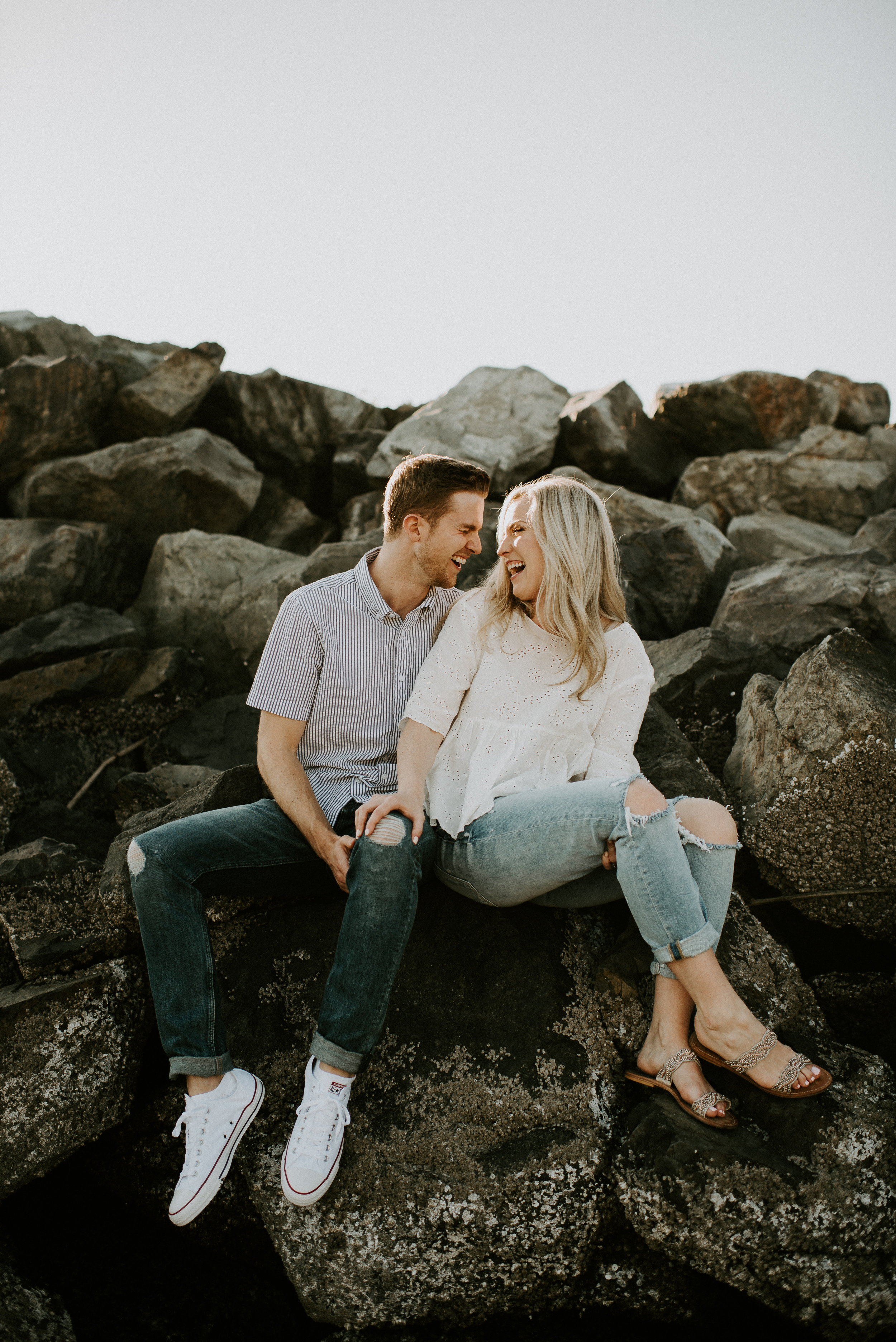 Hannah + Calvin Engagement Session - Kamra Fuller Photography - Edmonds, WA Ferry to Kingston, WA - Seattle Wedding Photographer 