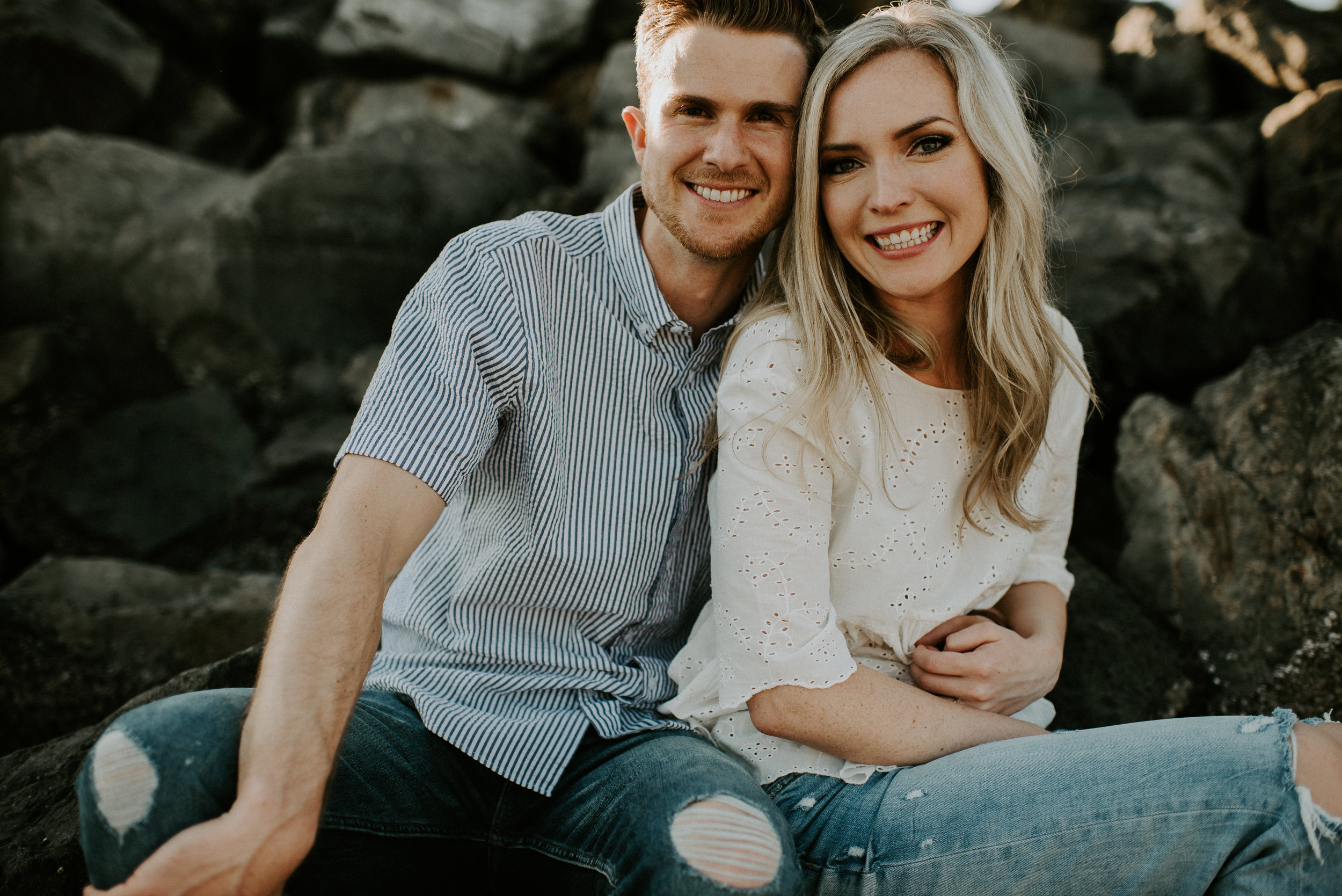 Hannah + Calvin Engagement Session - Kamra Fuller Photography - Edmonds, WA Ferry to Kingston, WA - Seattle Wedding Photographer 