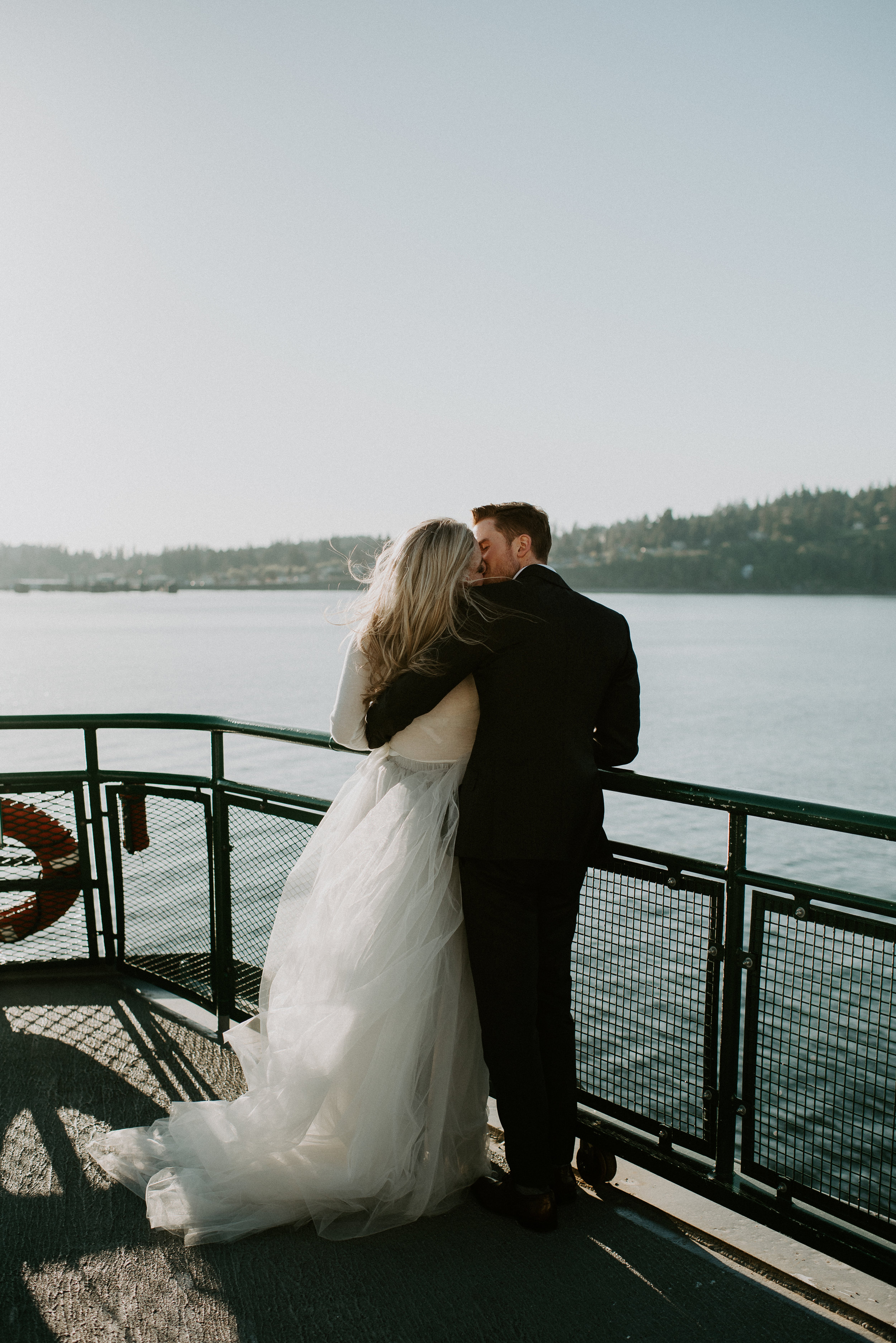 Hannah + Calvin Engagement Session - Kamra Fuller Photography - Edmonds, WA Ferry to Kingston, WA - Seattle Wedding Photographer 