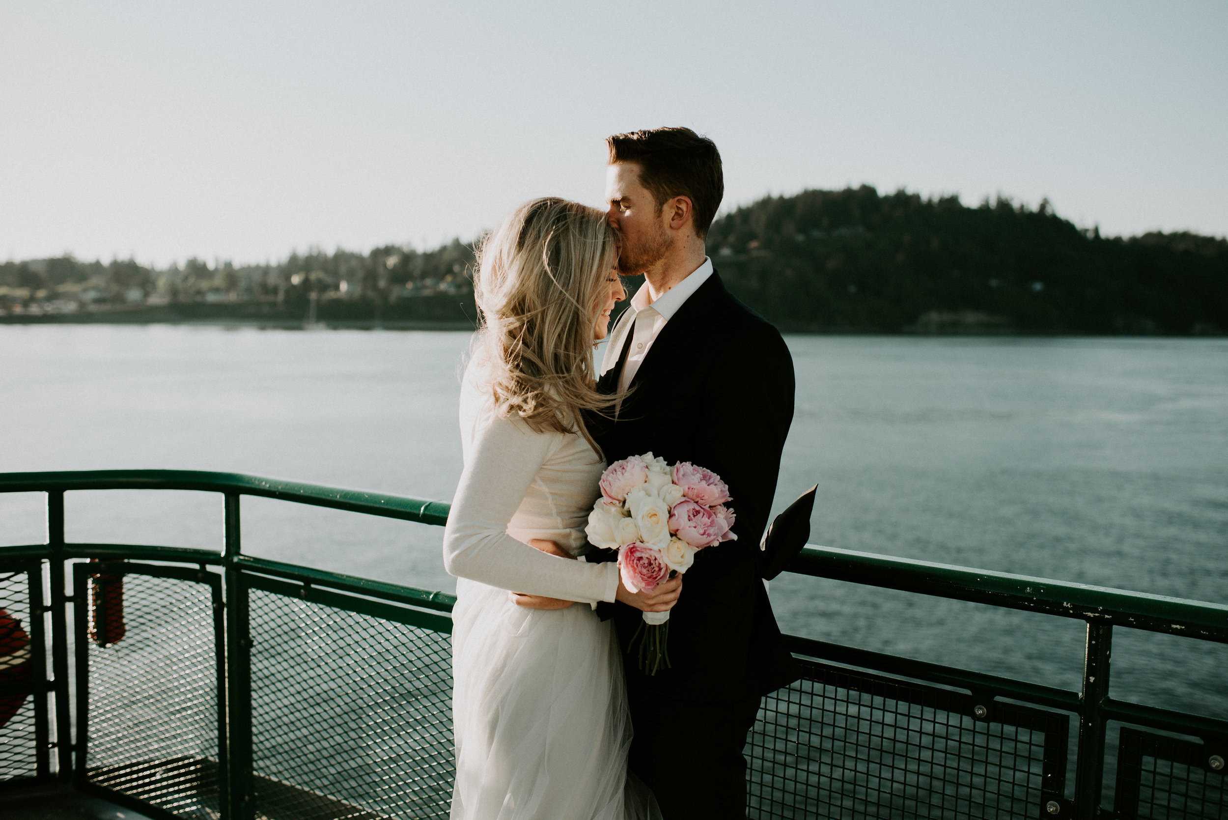 Hannah + Calvin Engagement Session - Kamra Fuller Photography - Edmonds, WA Ferry to Kingston, WA - Seattle Wedding Photographer 