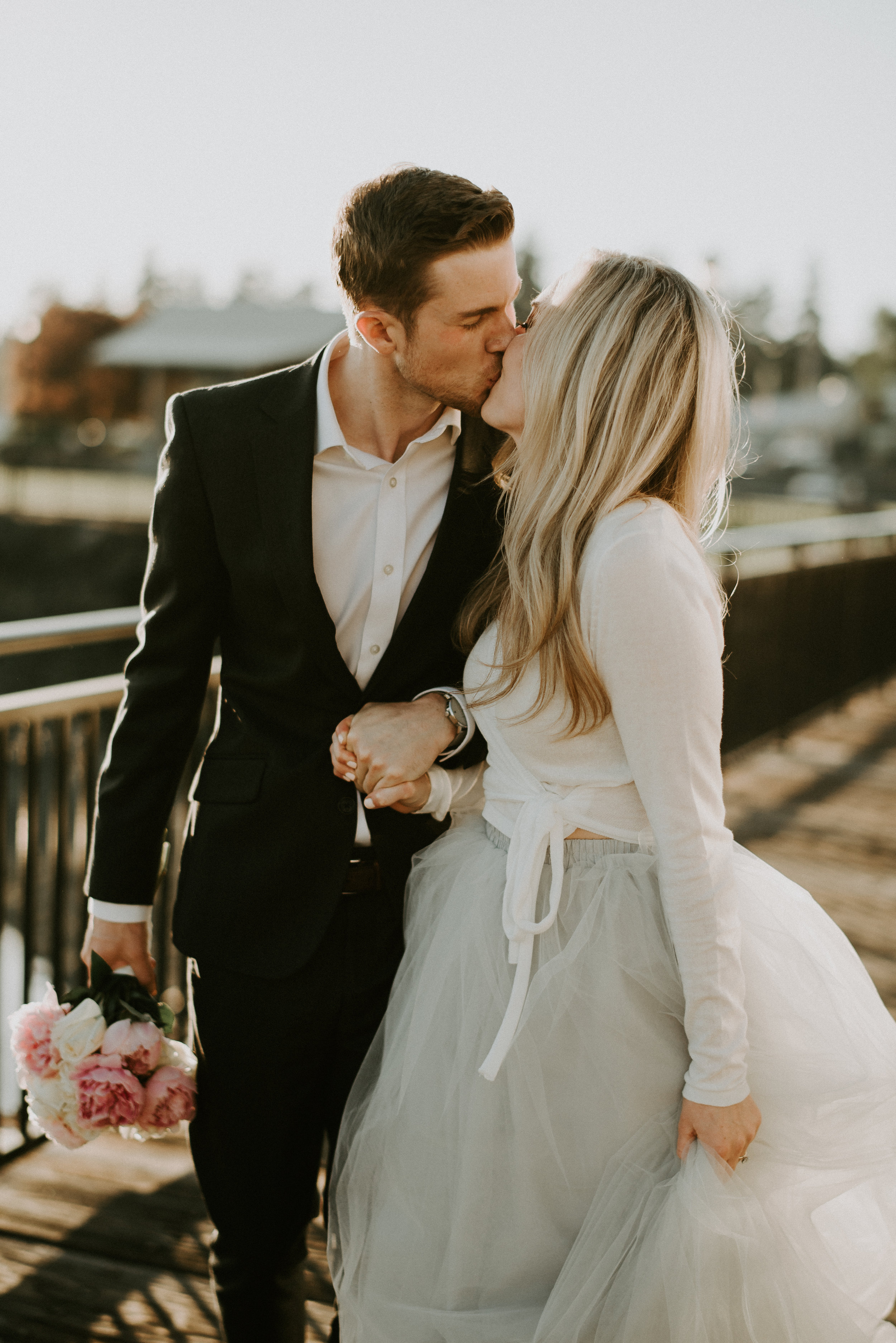 Hannah + Calvin Engagement Session - Kamra Fuller Photography - Edmonds, WA Ferry to Kingston, WA - Seattle Wedding Photographer 