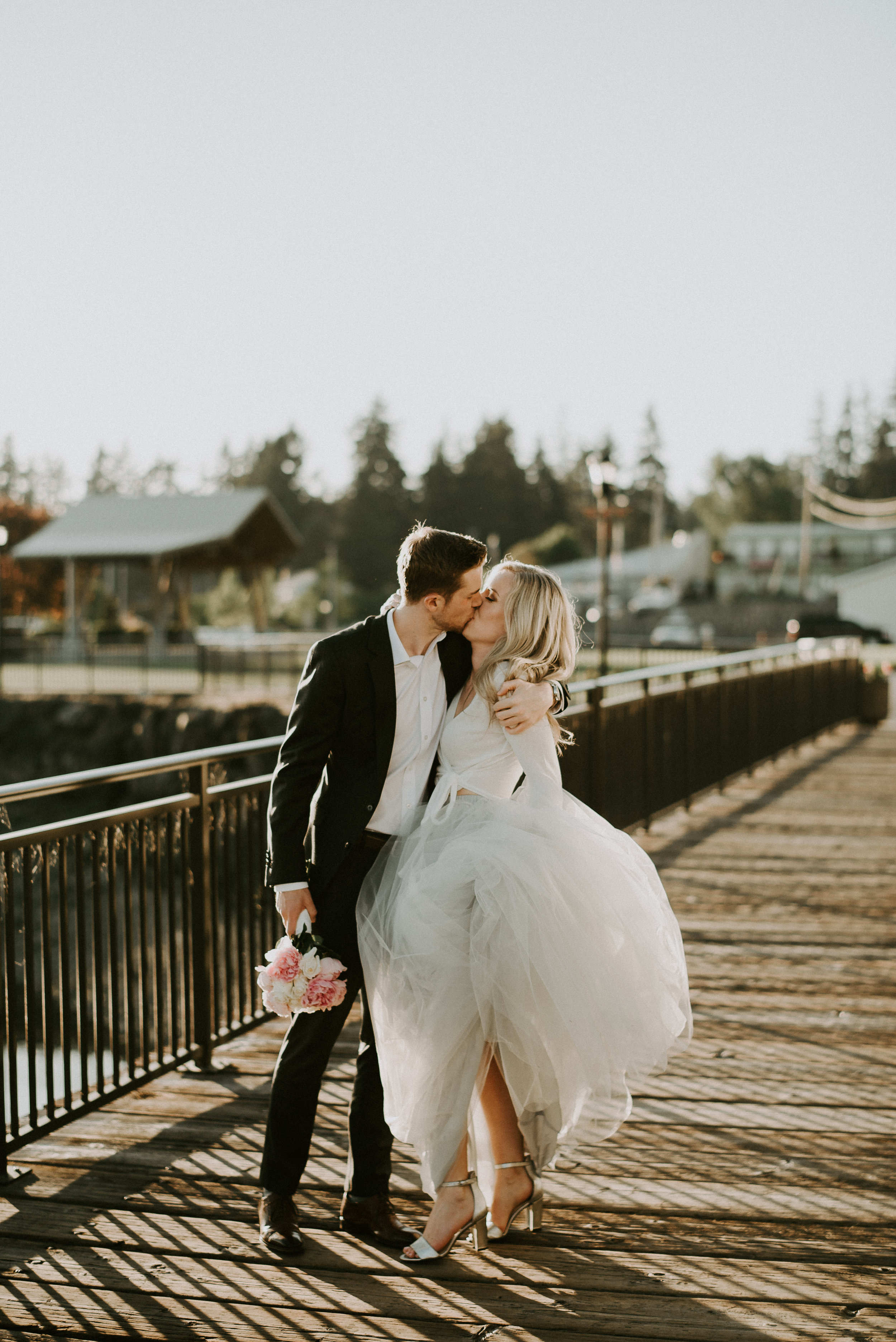 Hannah + Calvin Engagement Session - Kamra Fuller Photography - Edmonds, WA Ferry to Kingston, WA - Seattle Wedding Photographer 