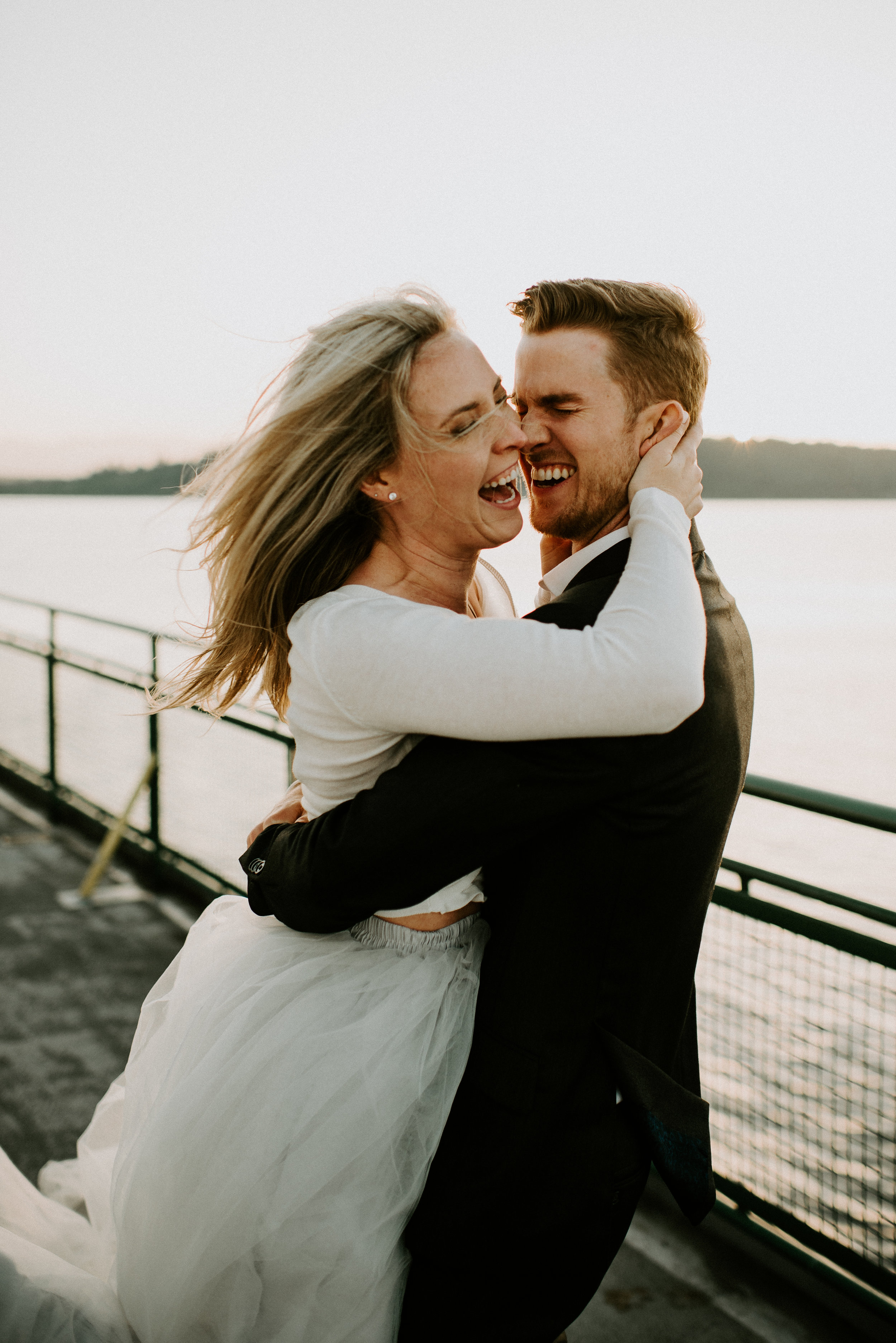 Hannah + Calvin Engagement Session - Kamra Fuller Photography - Edmonds, WA Ferry to Kingston, WA - Seattle Wedding Photographer 