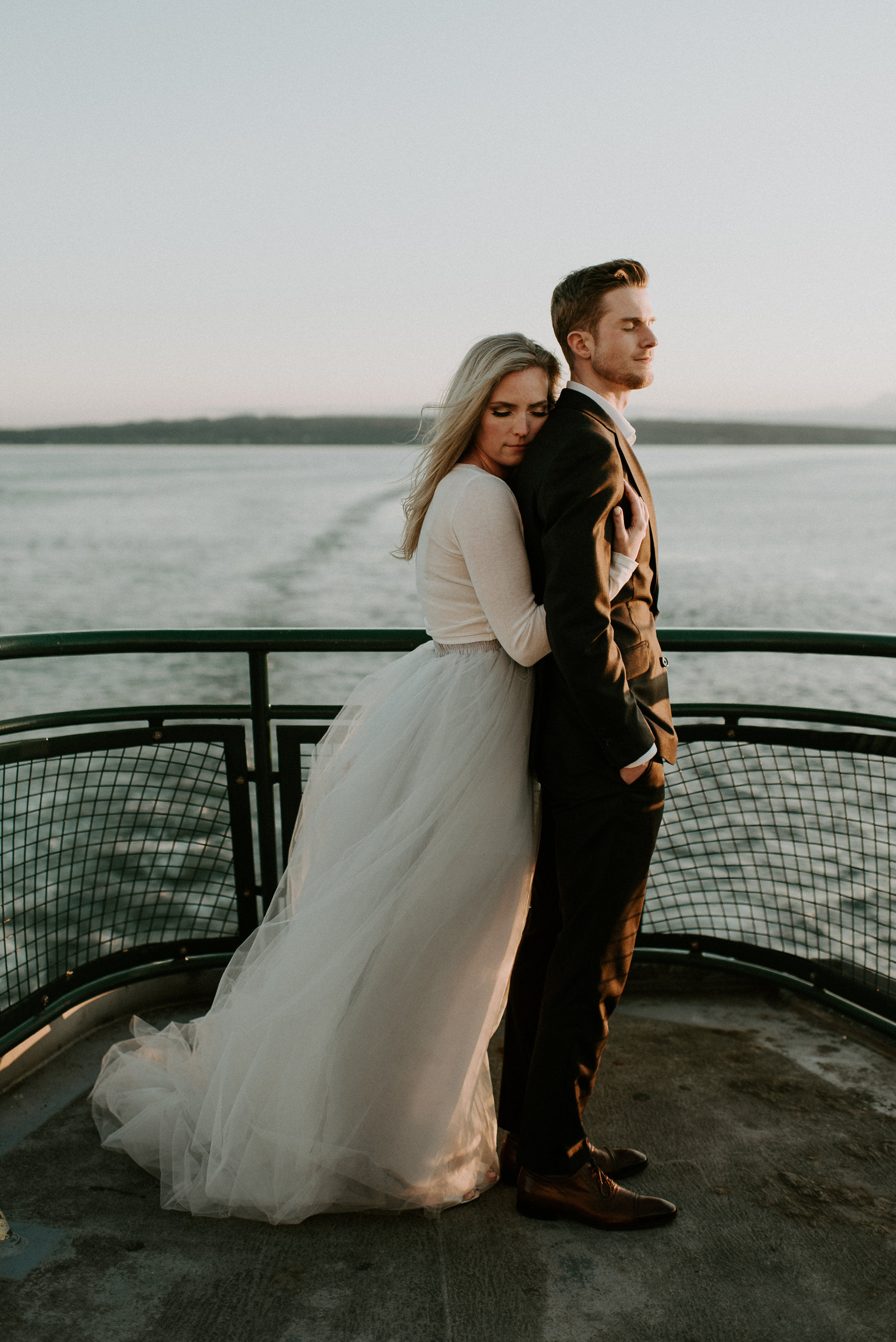 Hannah + Calvin Engagement Session - Kamra Fuller Photography - Edmonds, WA Ferry to Kingston, WA - Seattle Wedding Photographer 