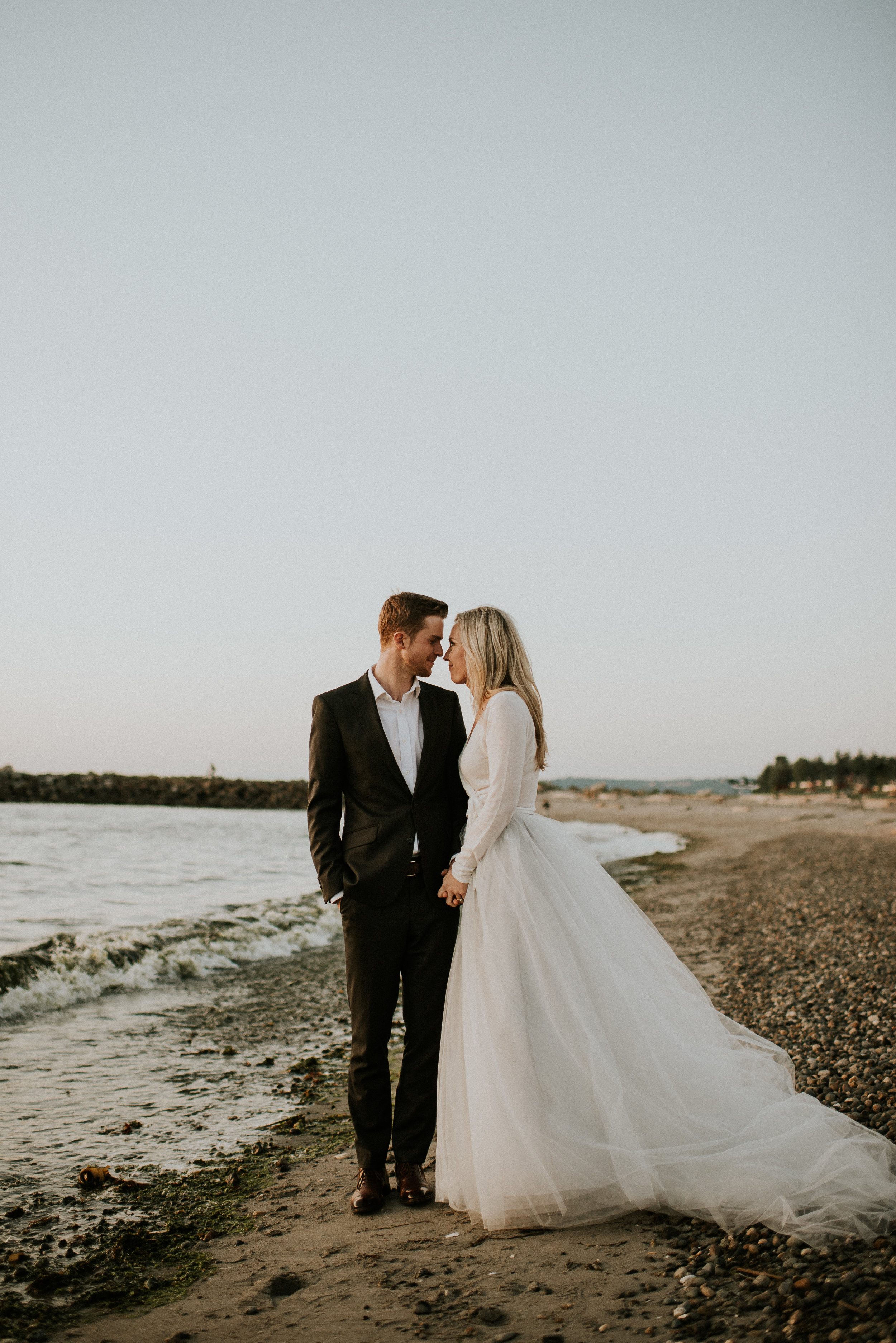 Hannah + Calvin Engagement Session - Kamra Fuller Photography - Edmonds, WA Ferry to Kingston, WA - Seattle Wedding Photographer 